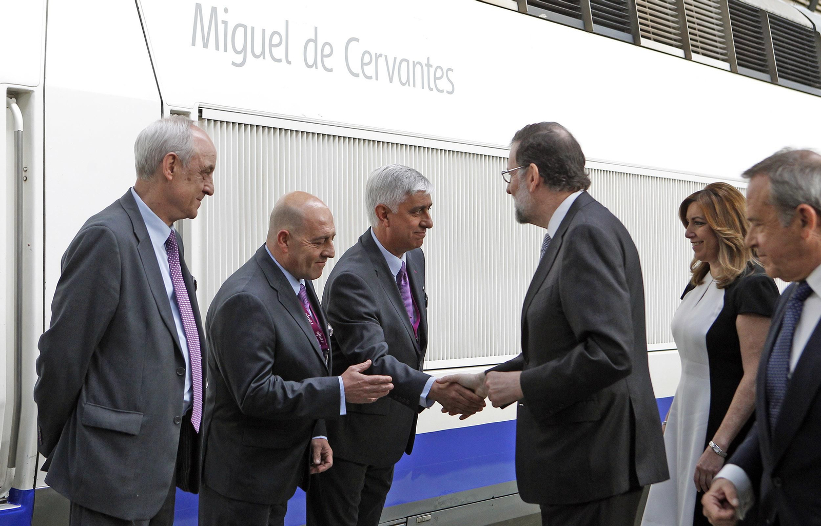 Las imágenes de la conmemoración de los 25 años del AVE