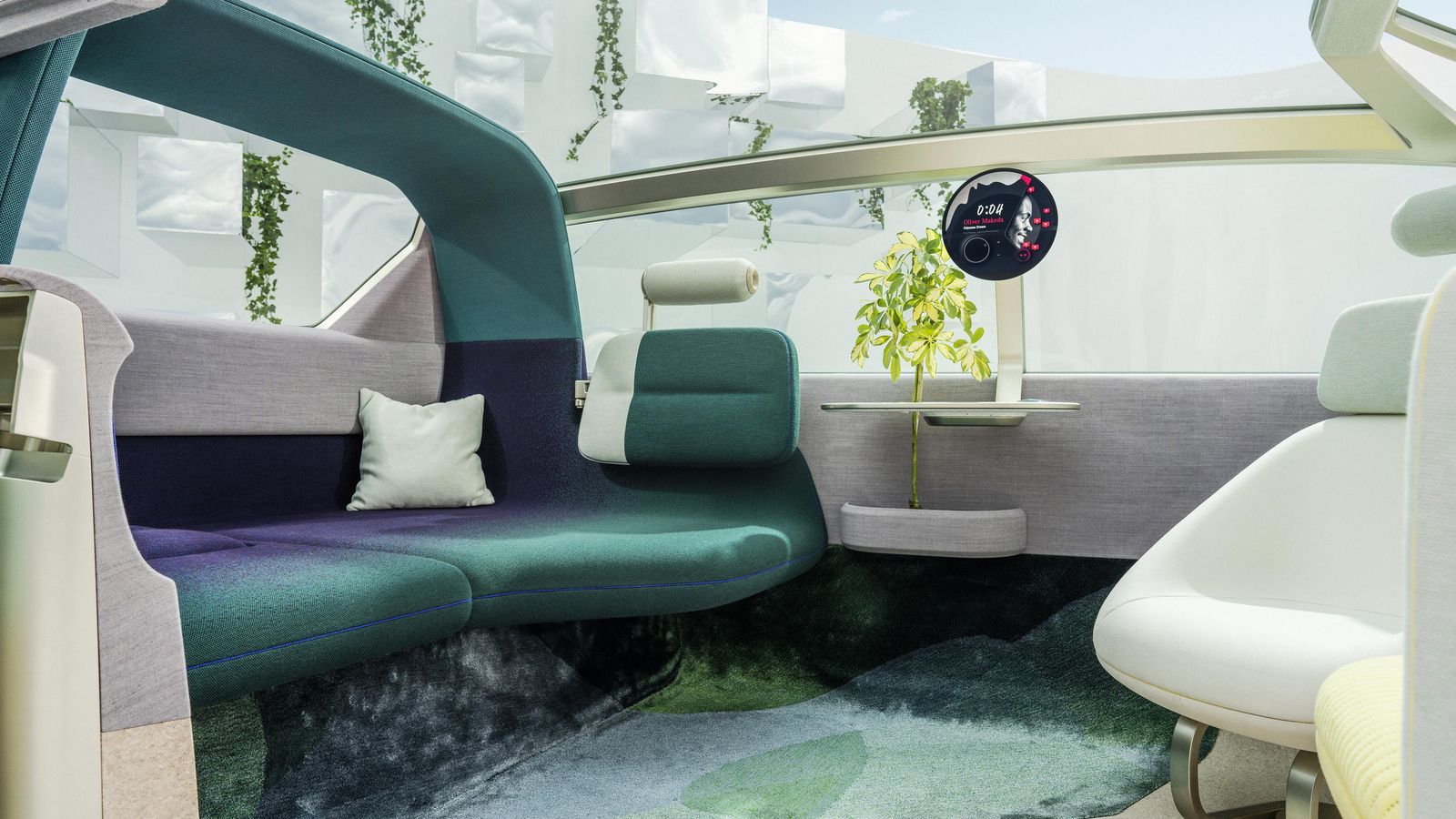 El interior puede convertirse en una sala de estar en la que disfrutar de la parada o en un espacio de trabajo.