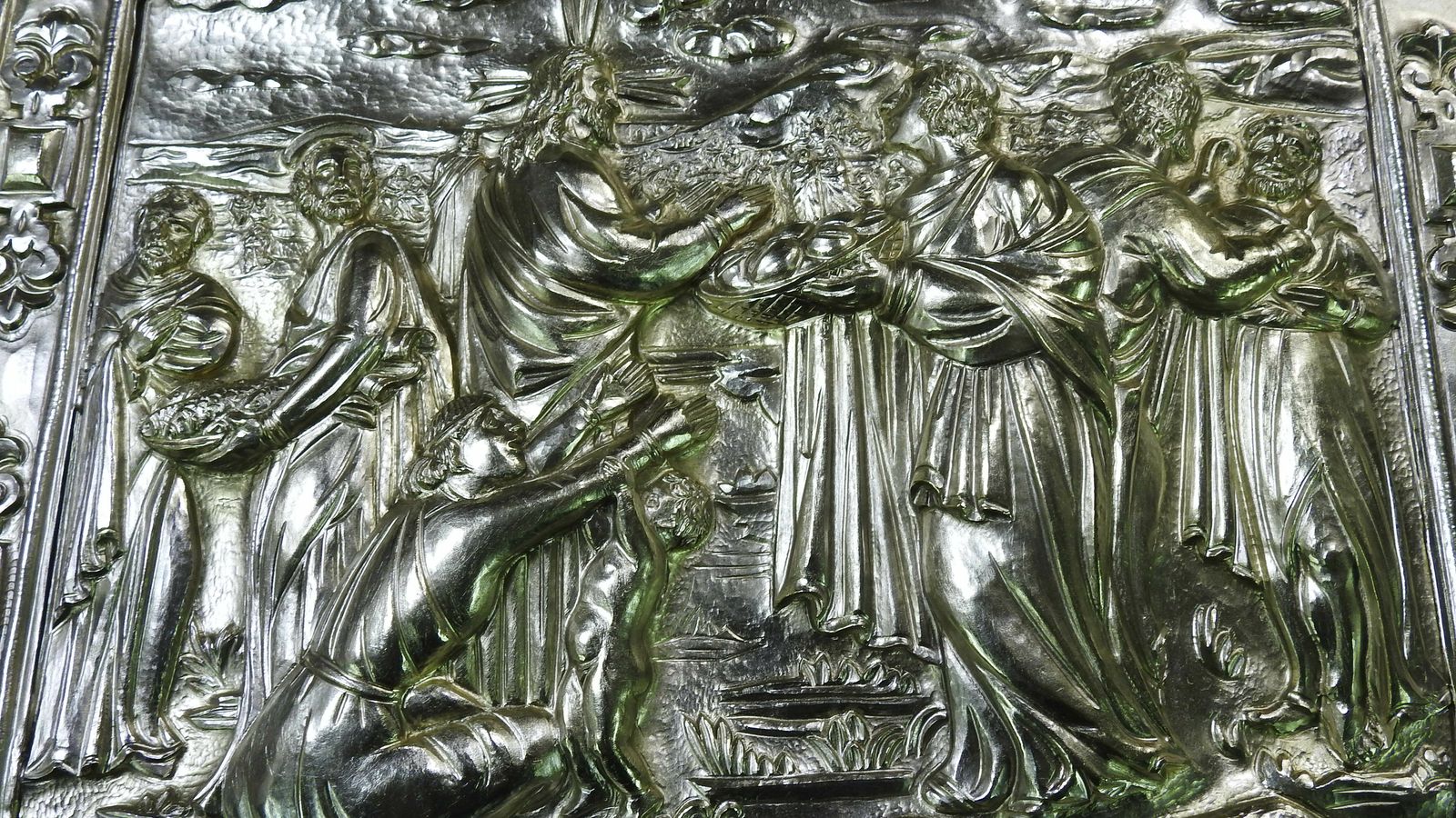 Detalle de las escenas del Sagrario.