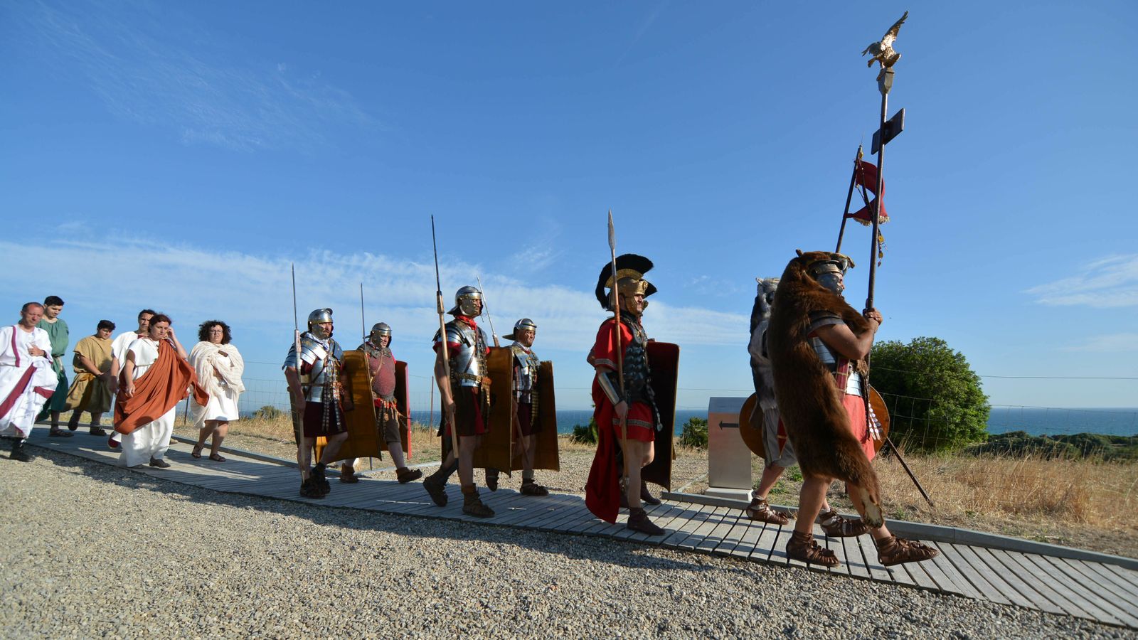 I Jornadas de recreacion historicas  Baelo Romanorum, la Baelo de los romanos.