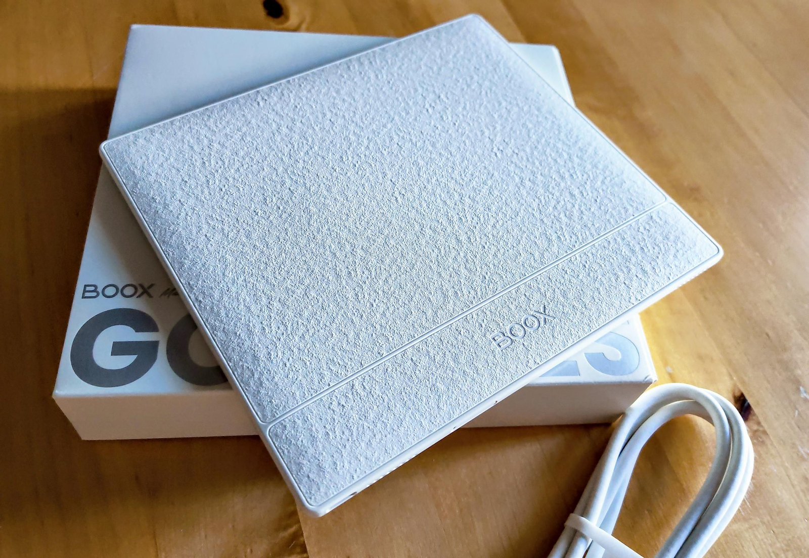 E-reader Boox Go 7, imágenes del análisis