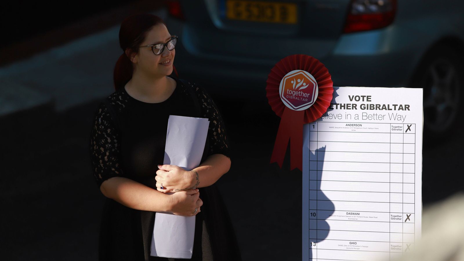 Las mejores fotos de la jornada electoral en Gibraltar