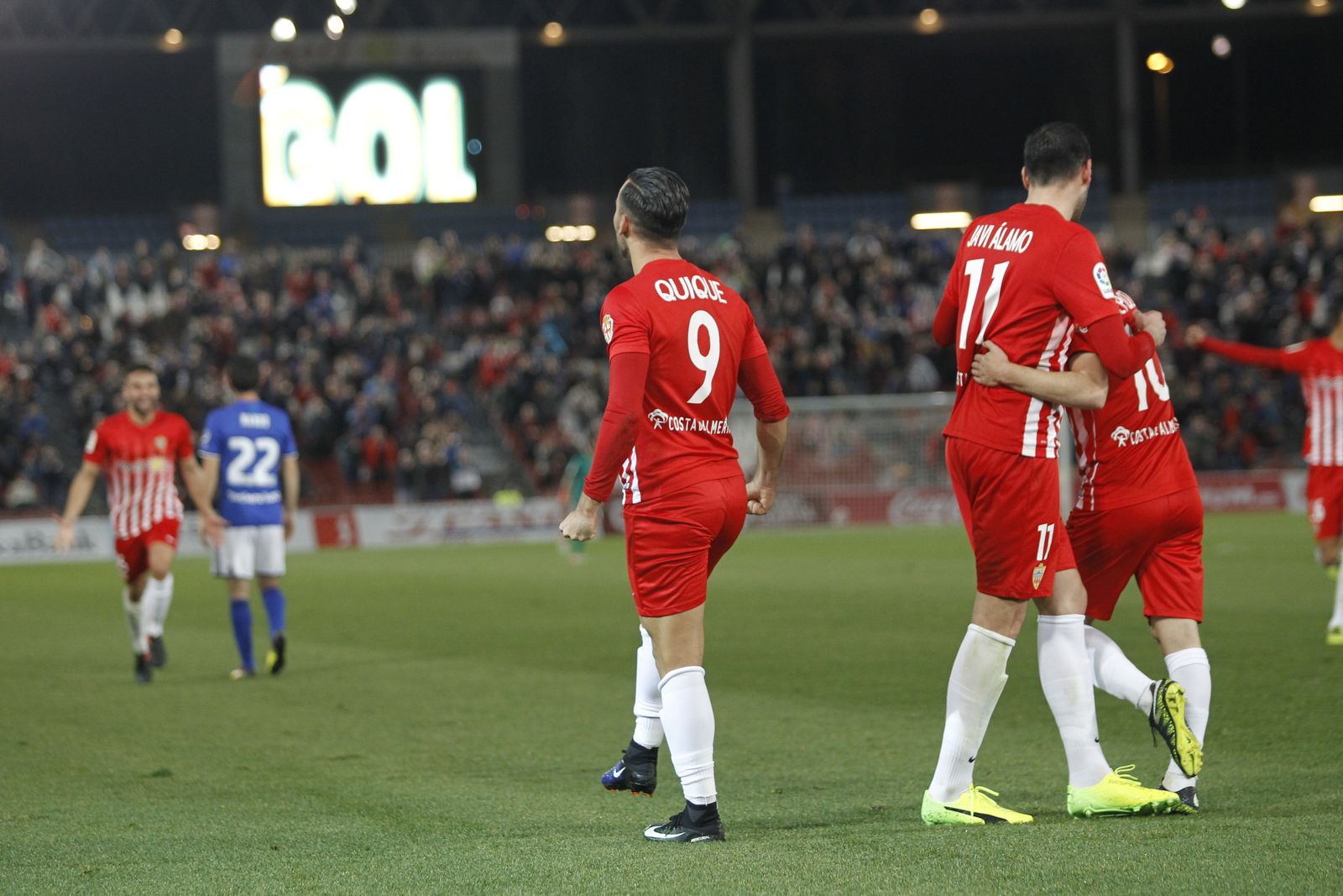 Las imágenes del UD Almería-Real Oviedo