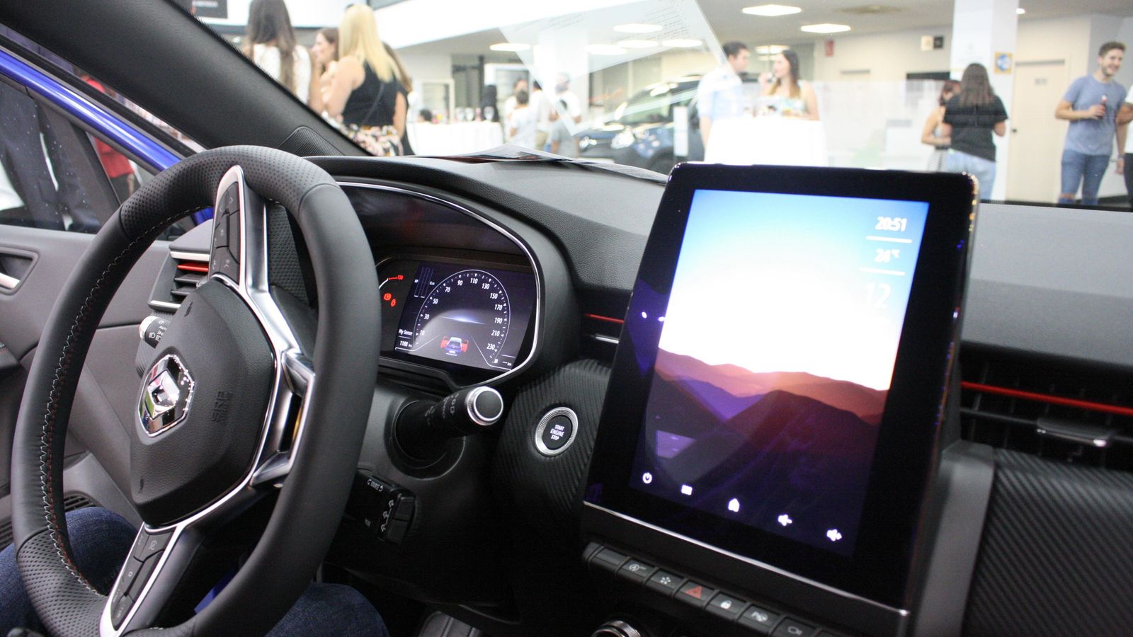 Interior del nuevo Renault Clio.