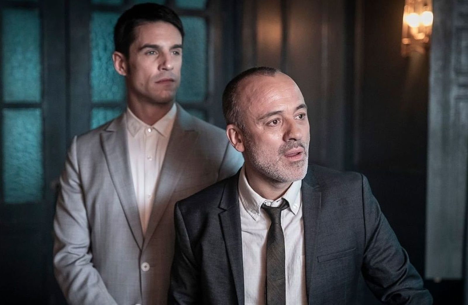 Sauras (Enlace) y Gutiérrez (Vargas/Márquez), en una secuencia de la tercera entrega.