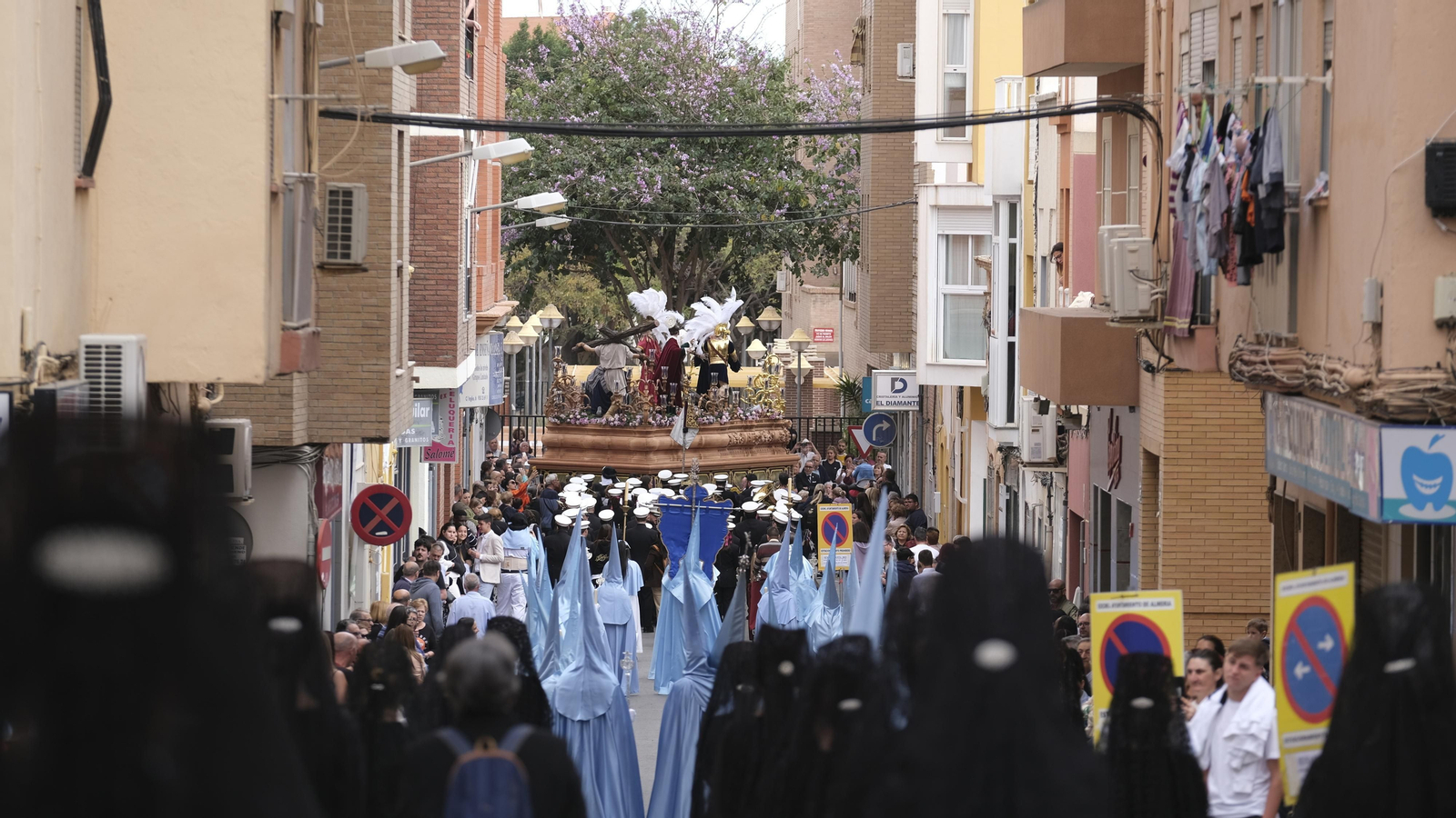 La procesión de Los Ángeles en Almería, en imágenes