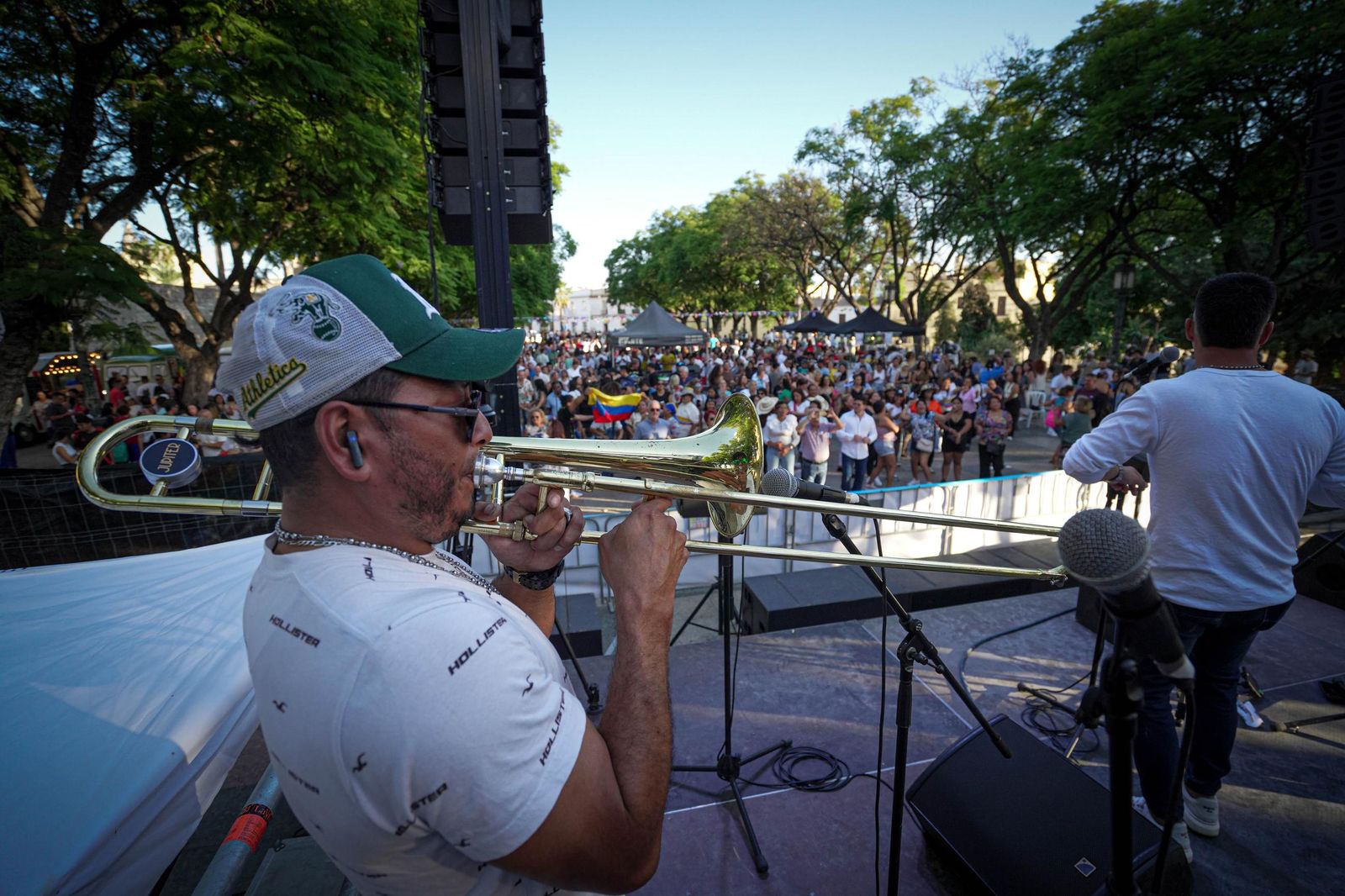 Imágenes de la fiesta Alma Hispana y la Noche Azul y Blanca en Jerez