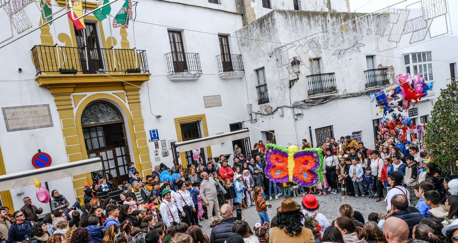Ambiente de carnaval en Vejer