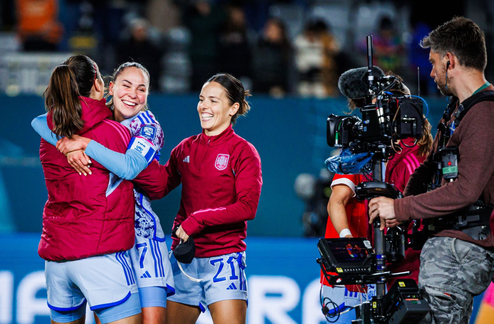 Las fotos de la goleada de España a Suiza en el Mundial femenino