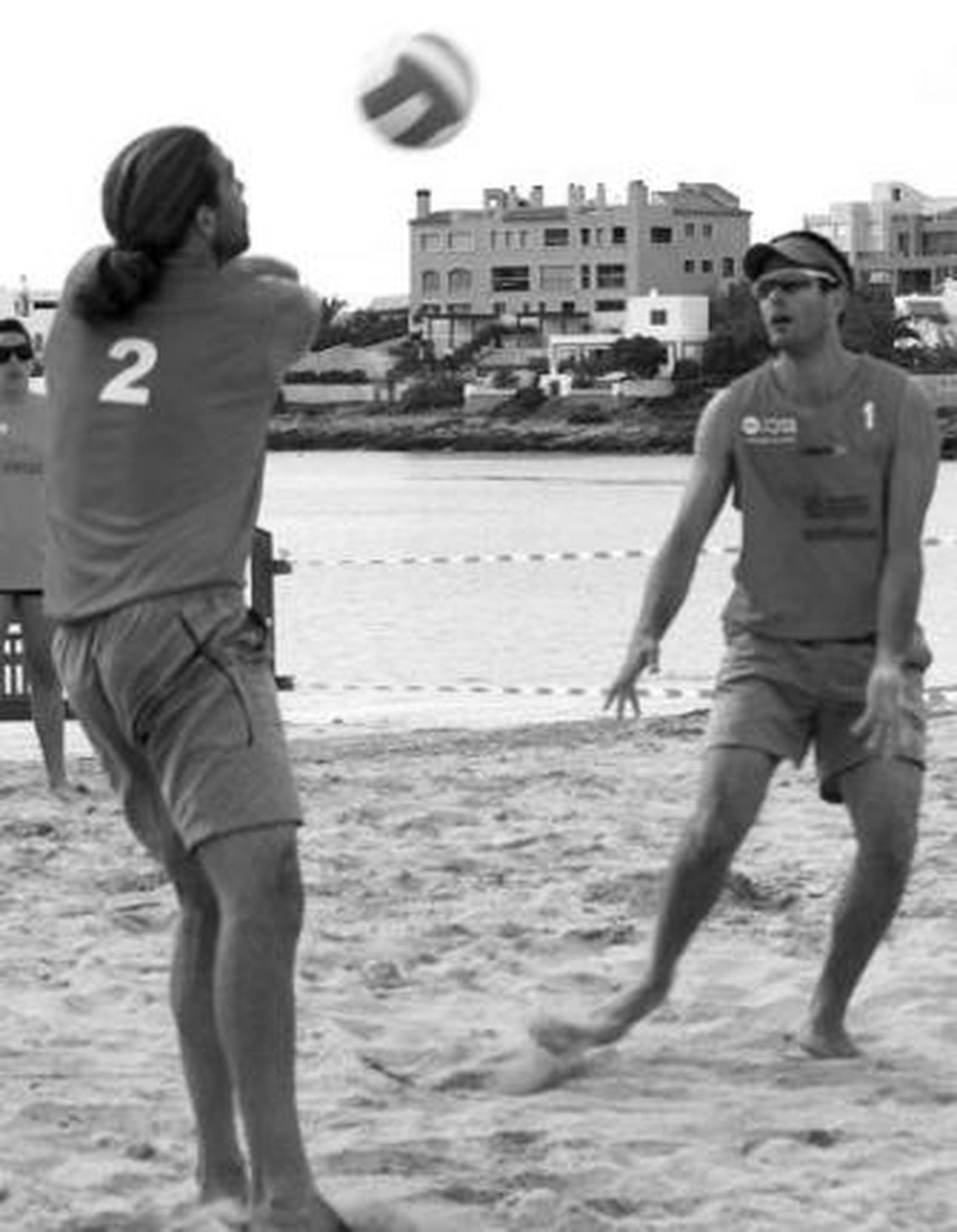 Carrasco y Ruiz, durante uno de los encuentros disputados en Ibiza.