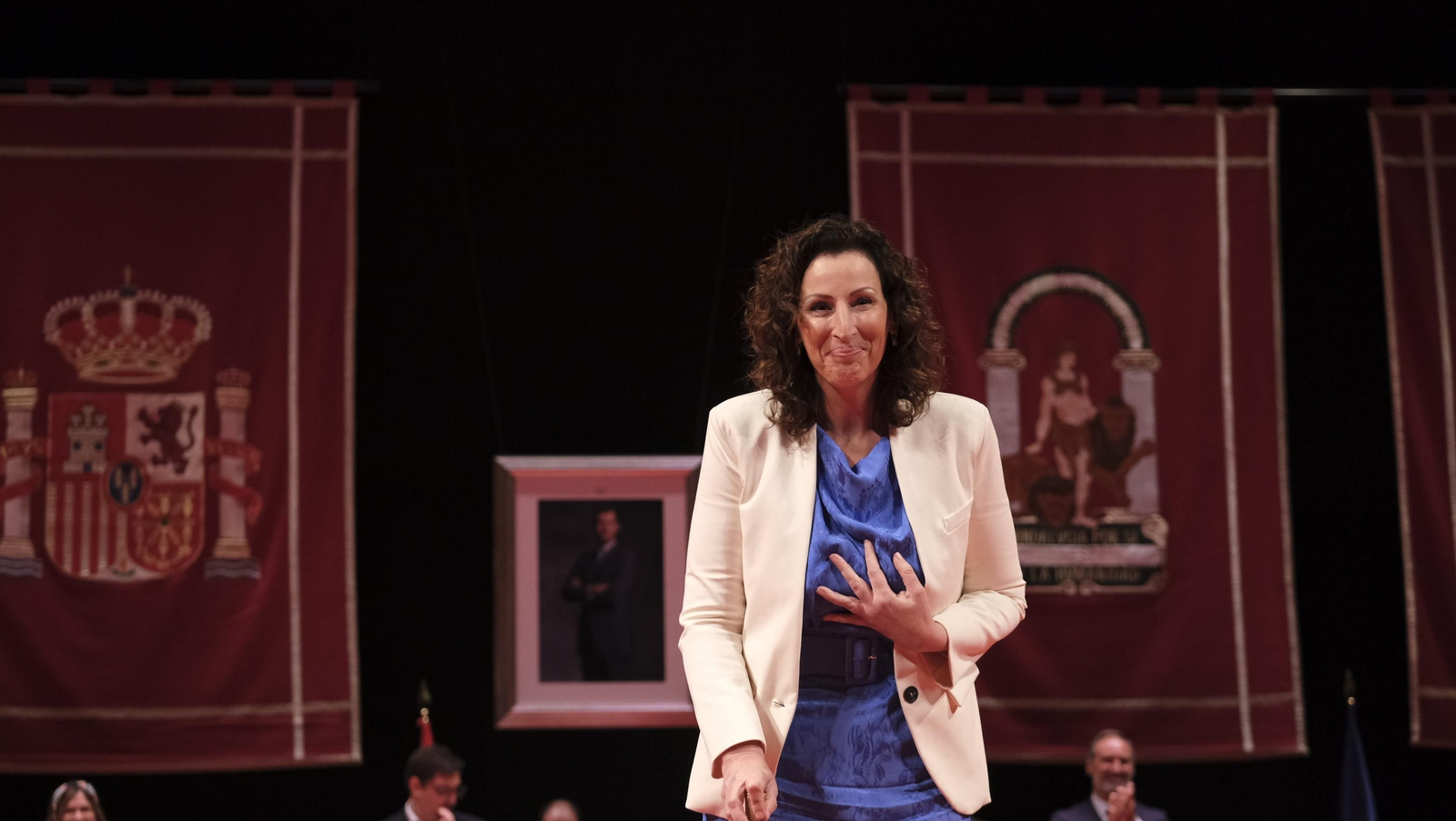 Imágenes de la constitución de la Corporación Municipal de almería, con María Vázquez como Alcaldesa