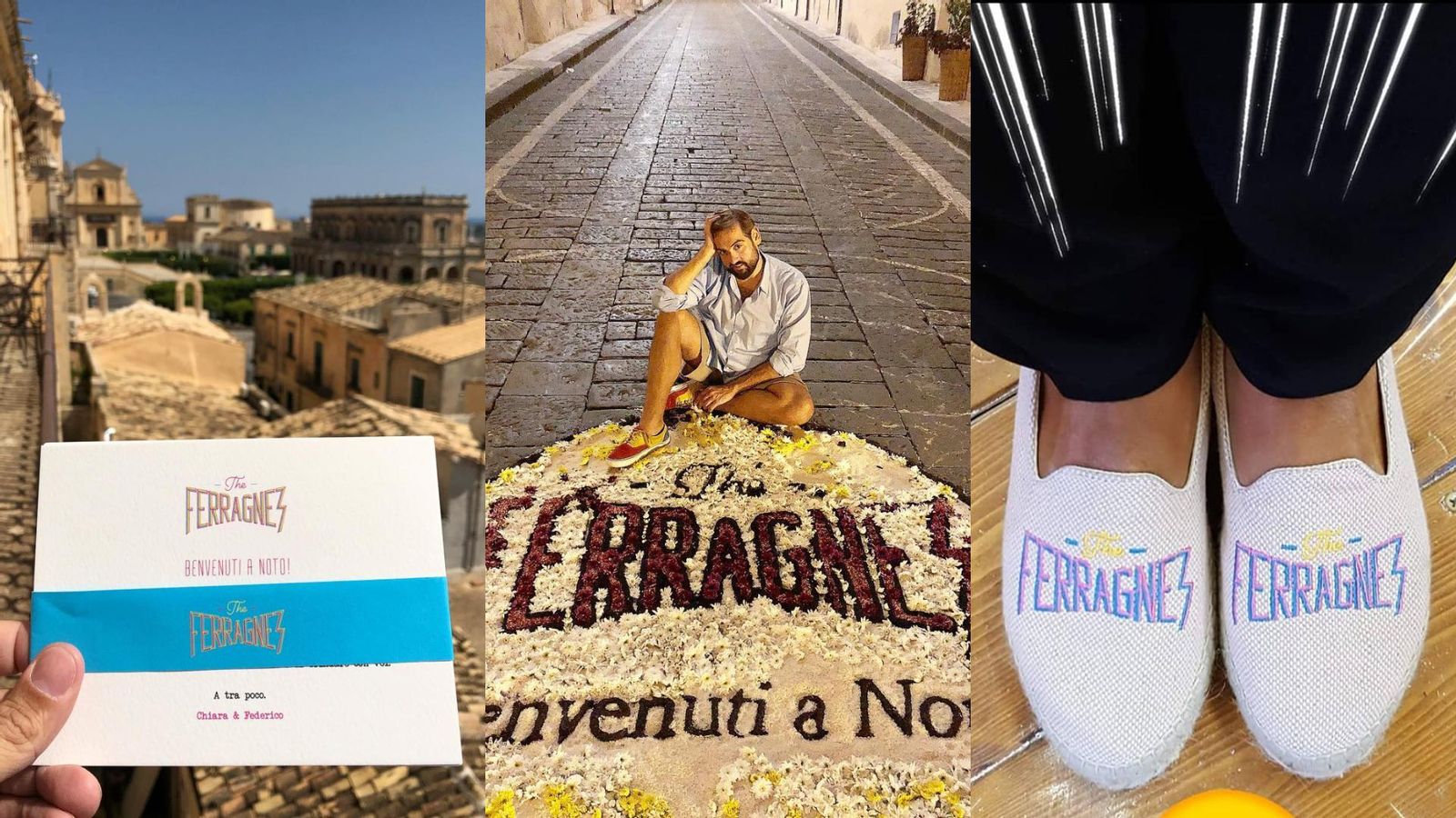 El branding de la boda, 'The Ferragnez'.