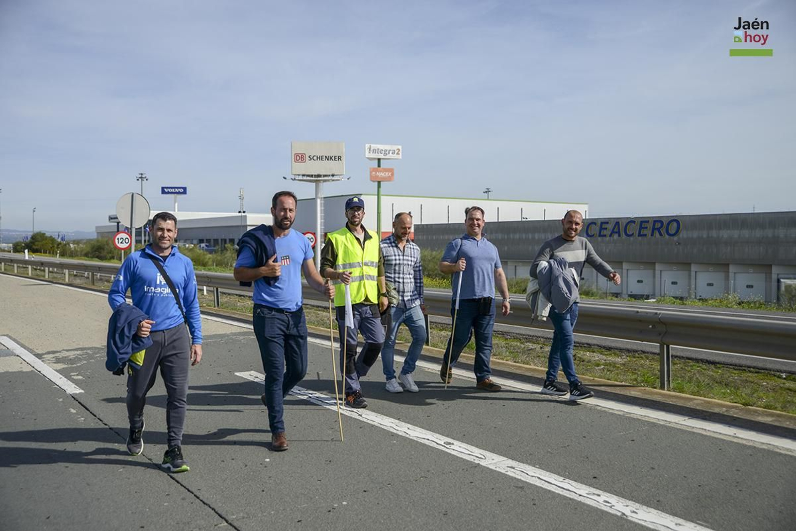 El campo protesta en Jaén por las medidas de la PAC.