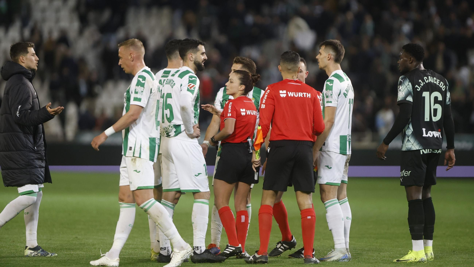 Marta Huerta de Aza, en un partido del Córdoba CF del curso pasado.