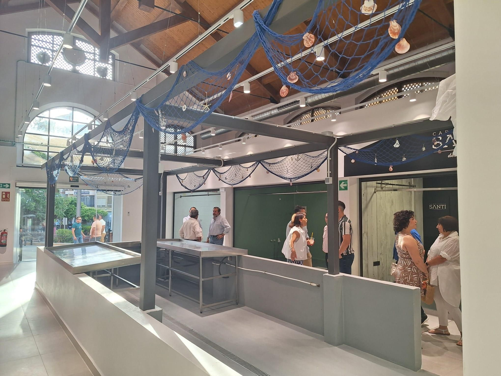 Inauguración del mercado de abastos de Puente Genil