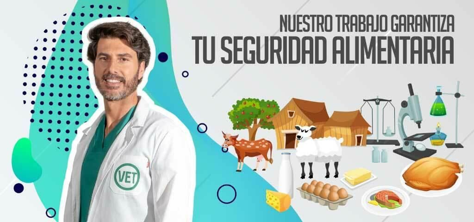 Imagen de la campaña para dar a conocer el trabajo de los veterinarios en beneficio de la salud pública.