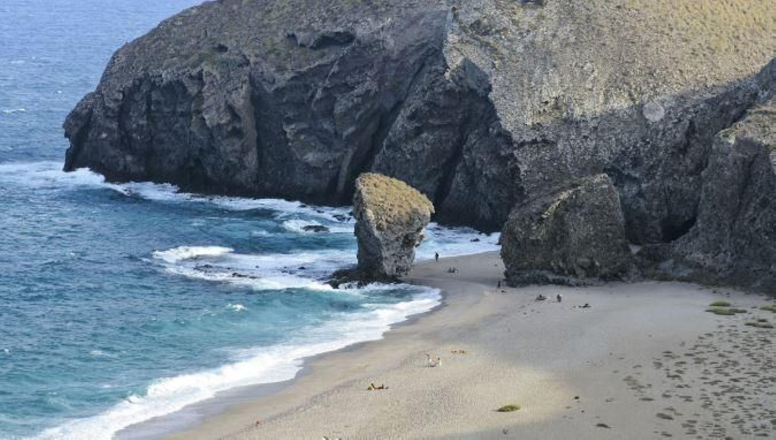 Playa de Los Muertos, en el municipio de Carboneras.