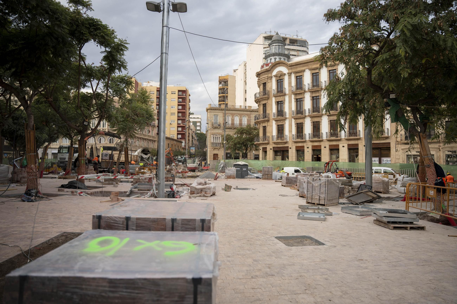 Las imágenes de las obras del paseo de Almería