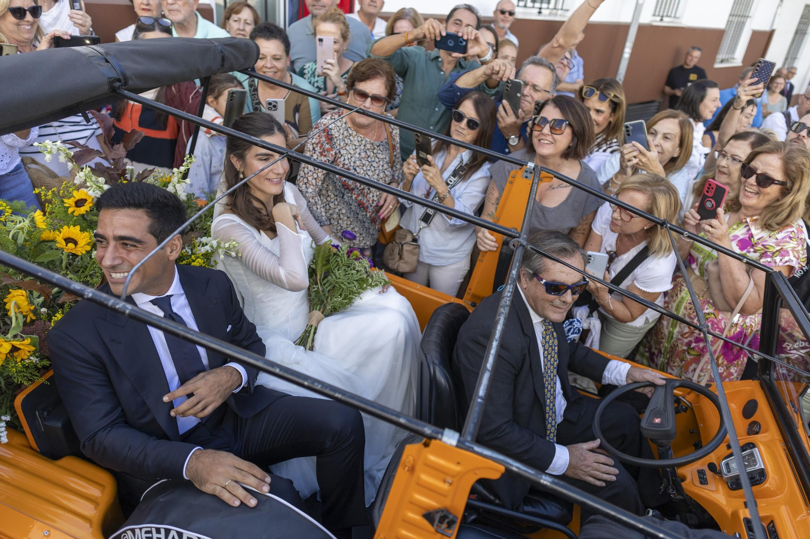 Imágenes de la boda de Alberto Herrera y Blanca Llandres en Sanlúcar