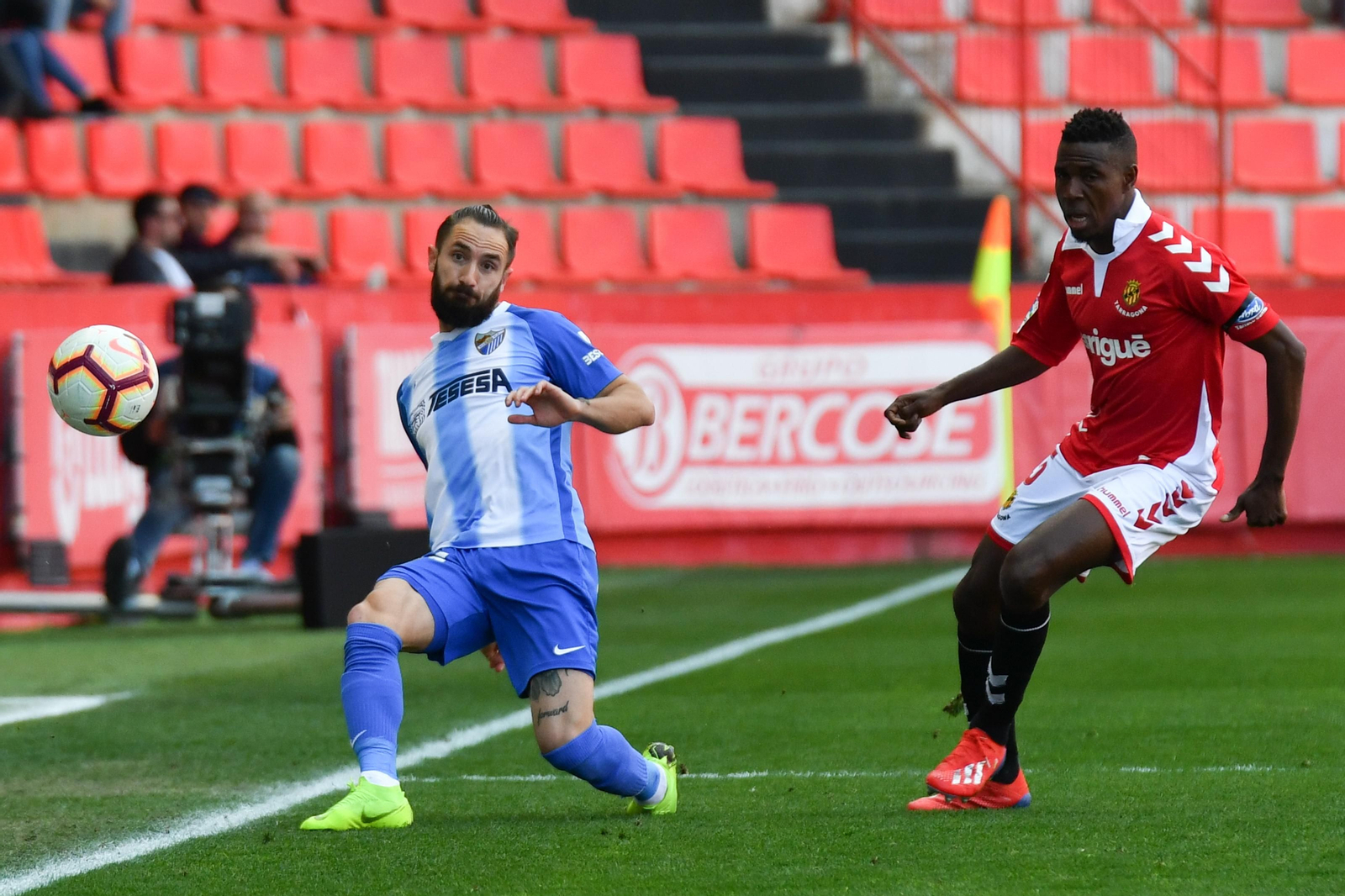 Las imágenes del Nàstic-Málaga