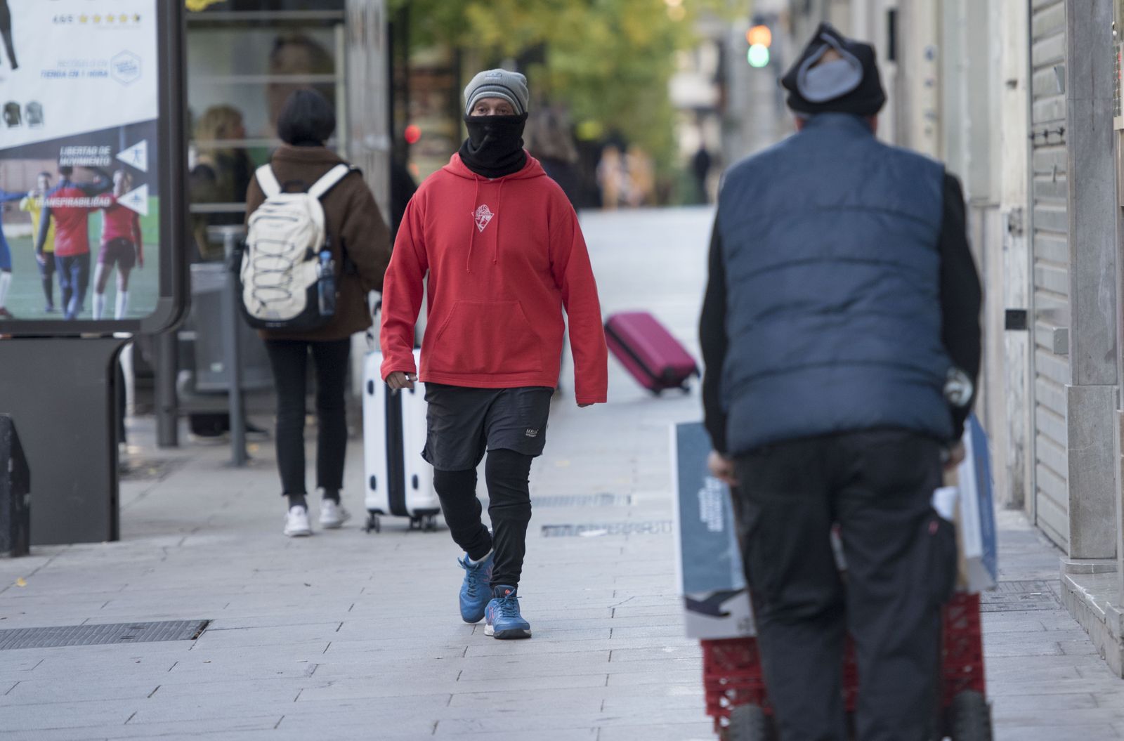 Imágenes del frío en Granada con temperaturas bajo los cero grados