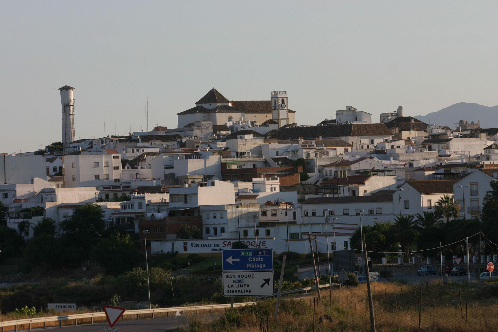Vista general de la ciudad de San Roque.