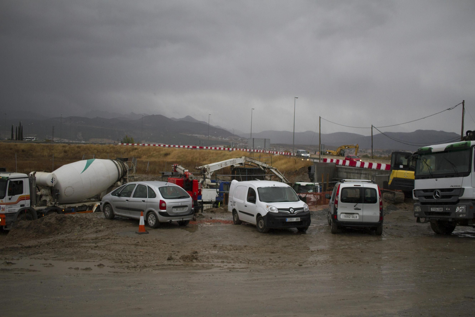 Imágenes de la lluvia en Granada