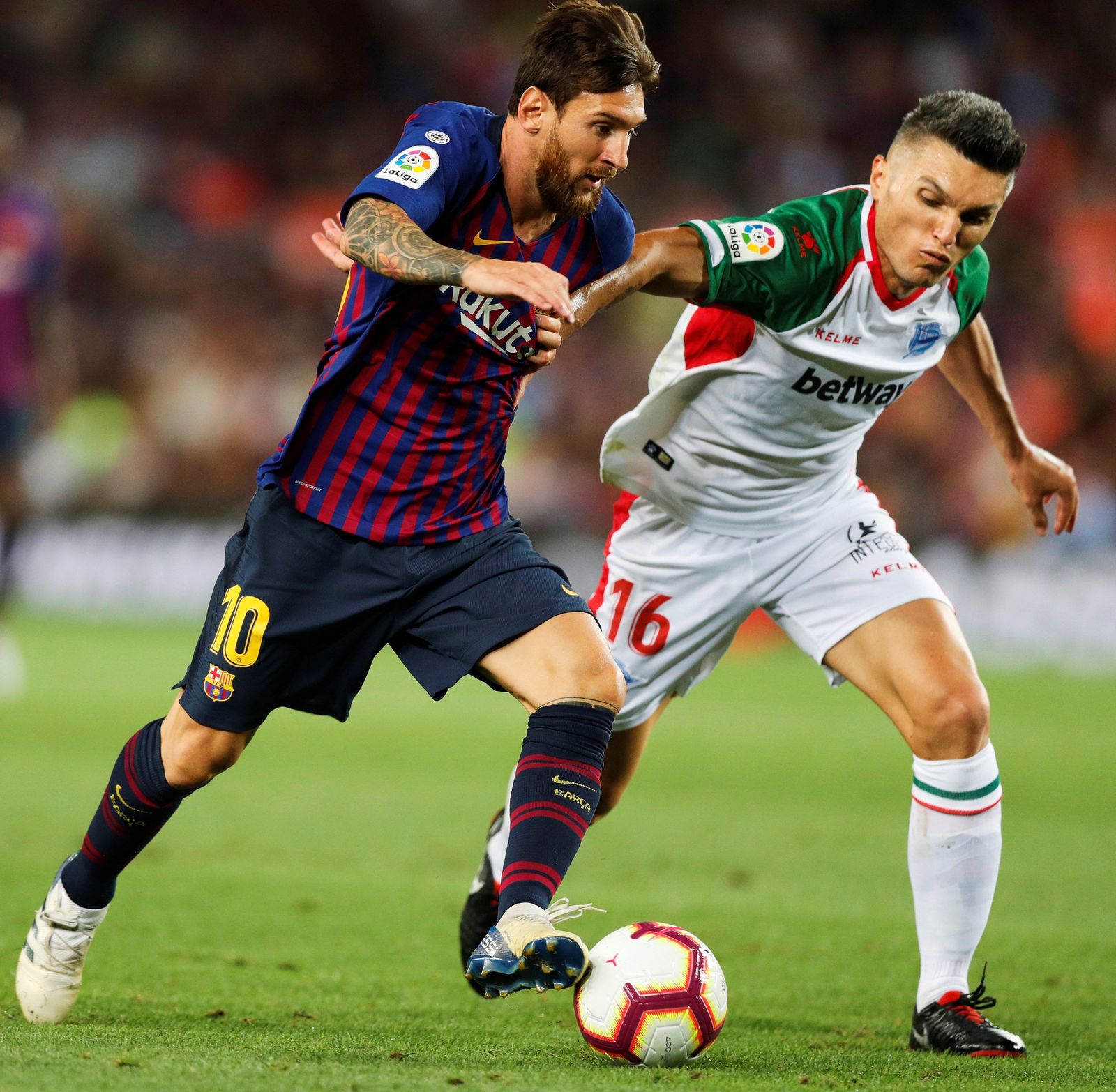 El Barcelona-Alavés, en imágenes