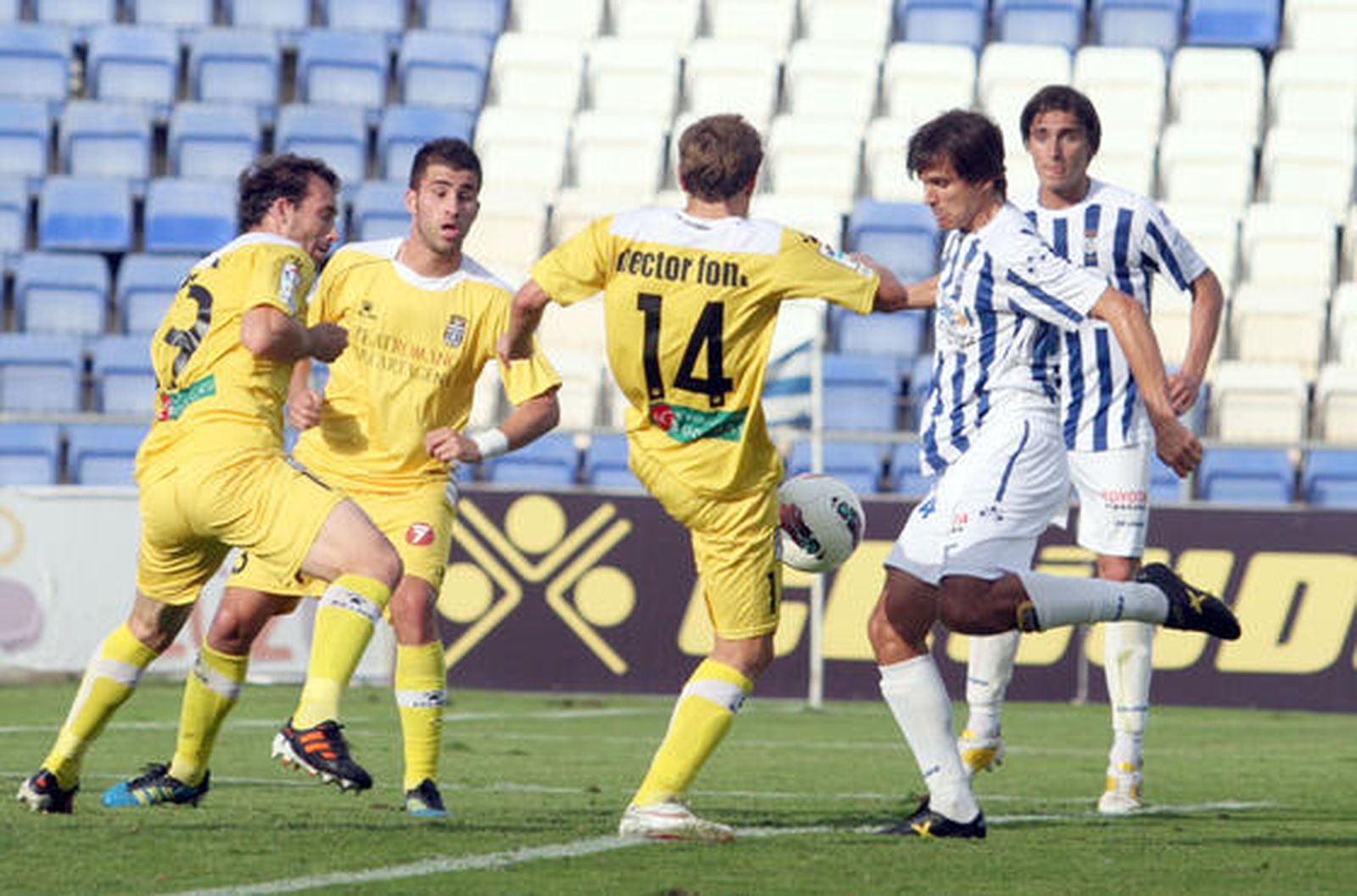 El Recreativo cierra la temporada con una derrota ante el Cartagena.

Foto: Josue Correa