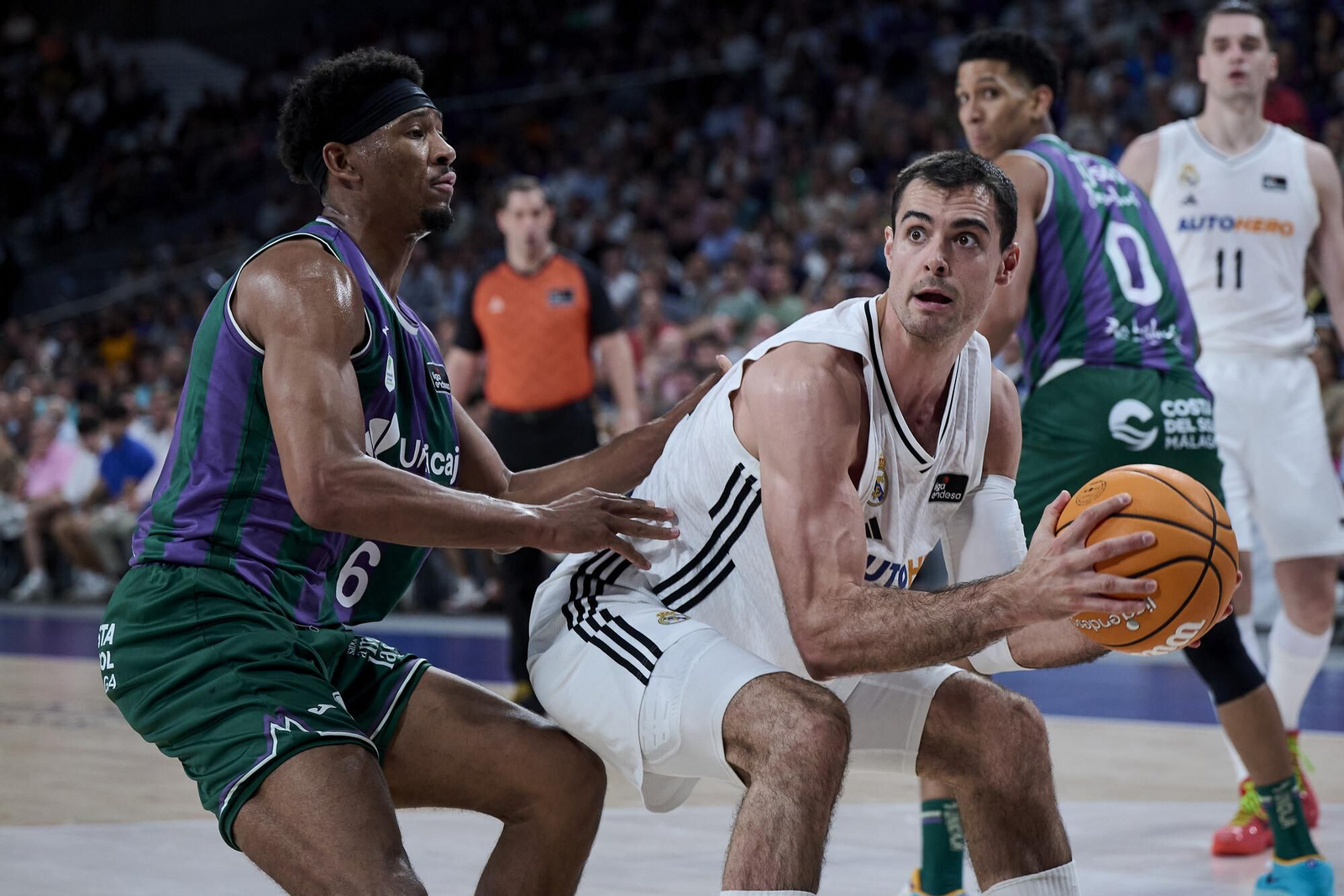 El Real Madrid-Unicaja en fotos