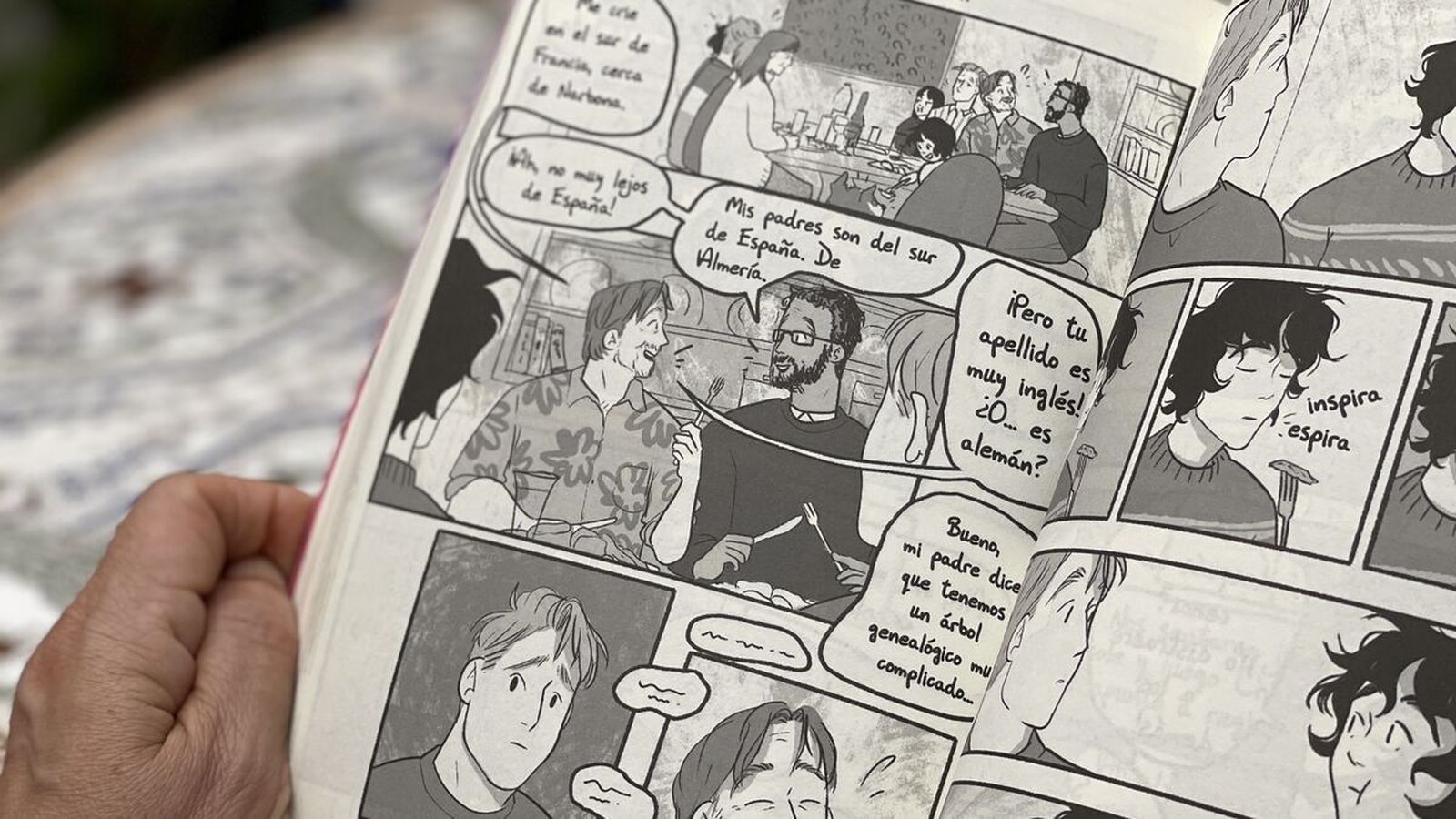 Mención a Almería en el volumen 4 de 'Heartstopper'.