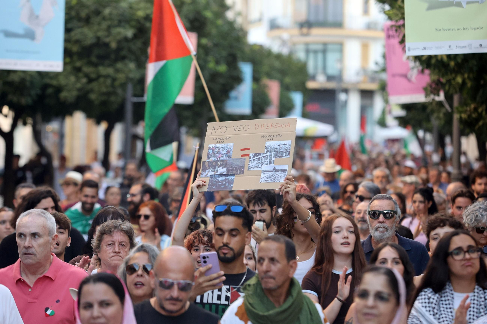 Cacerolada en Jerez para exigir la liberación de la flotilla de Gaza