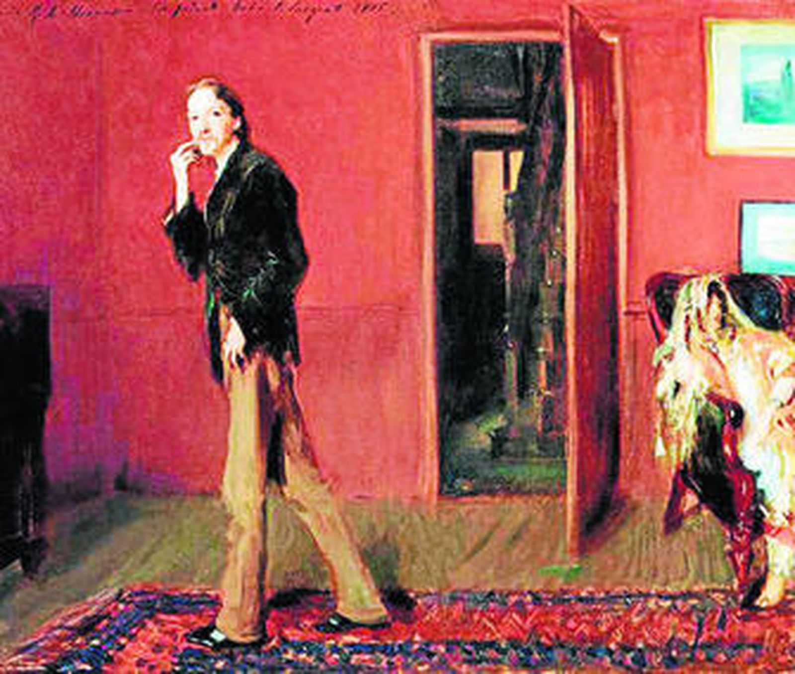 'Robert Louis Stevenson y su mujer' (1885), retrato realizado por John Singer Sargent.