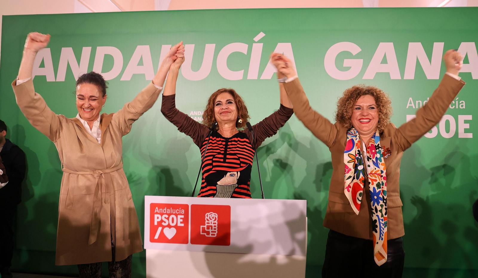 Imágenes del encuentro de María Jesús Montero con la militancia socialista en Gibraleón, Huelva