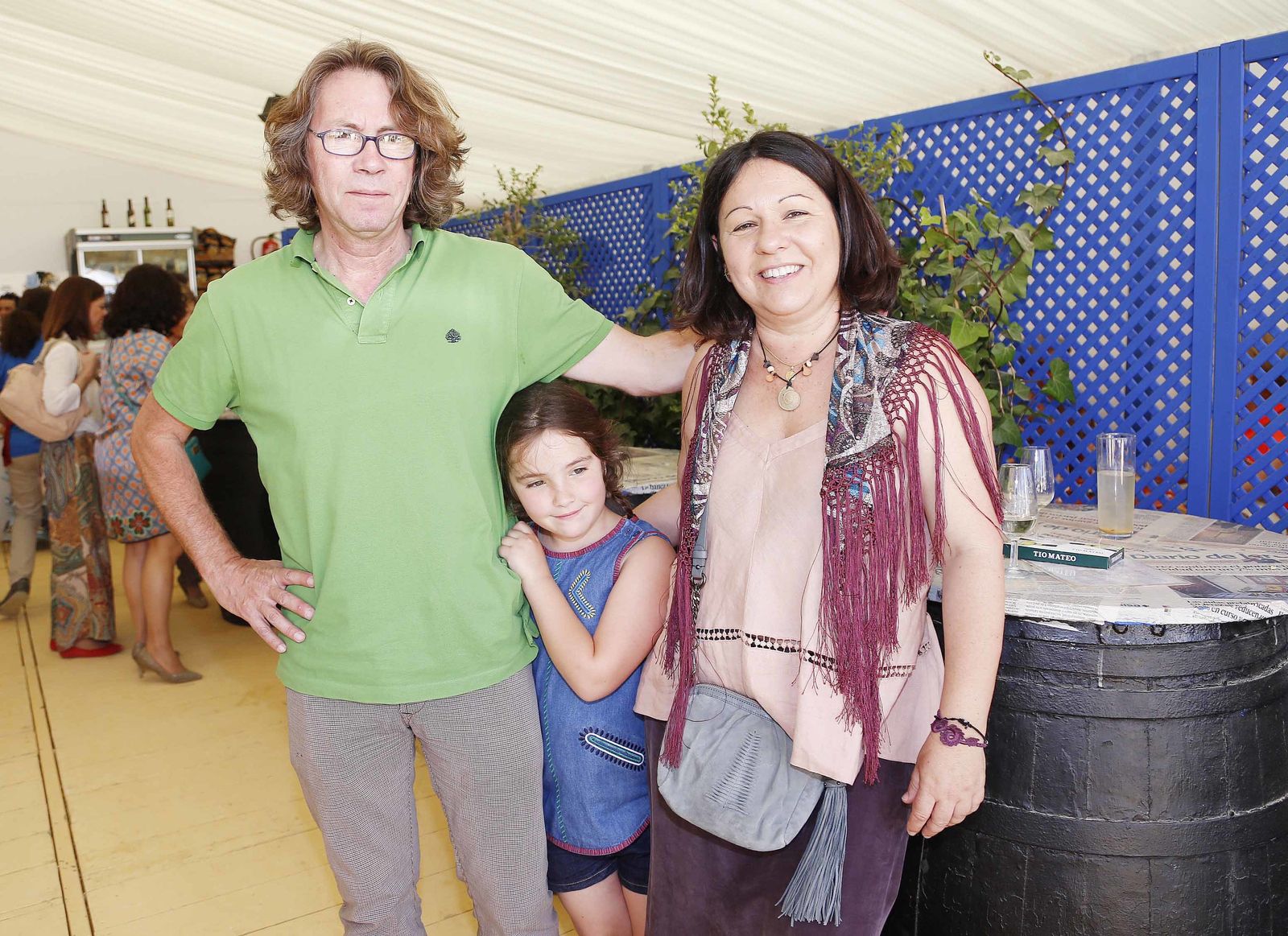 Rafael Martín, Jara Martín Romero y Carmen Romero.