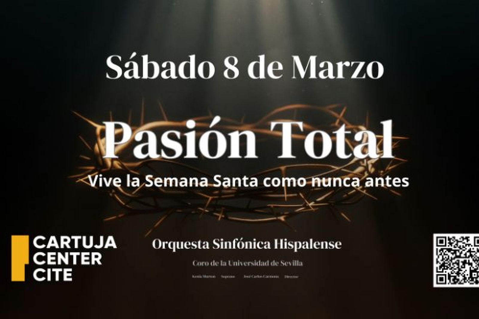 Concierto 'Pasión Total & Requiem Perfecto', el próximo 8 de marzo, en Sevilla
