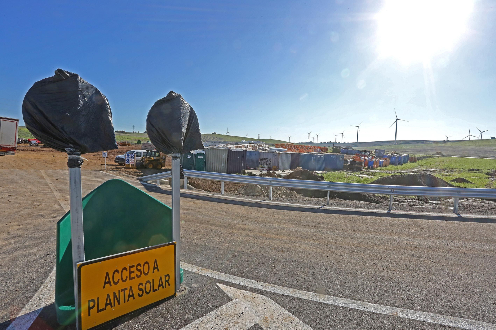 Empiezan las obras de construcción de los parques fotovoltaicos en Jerez