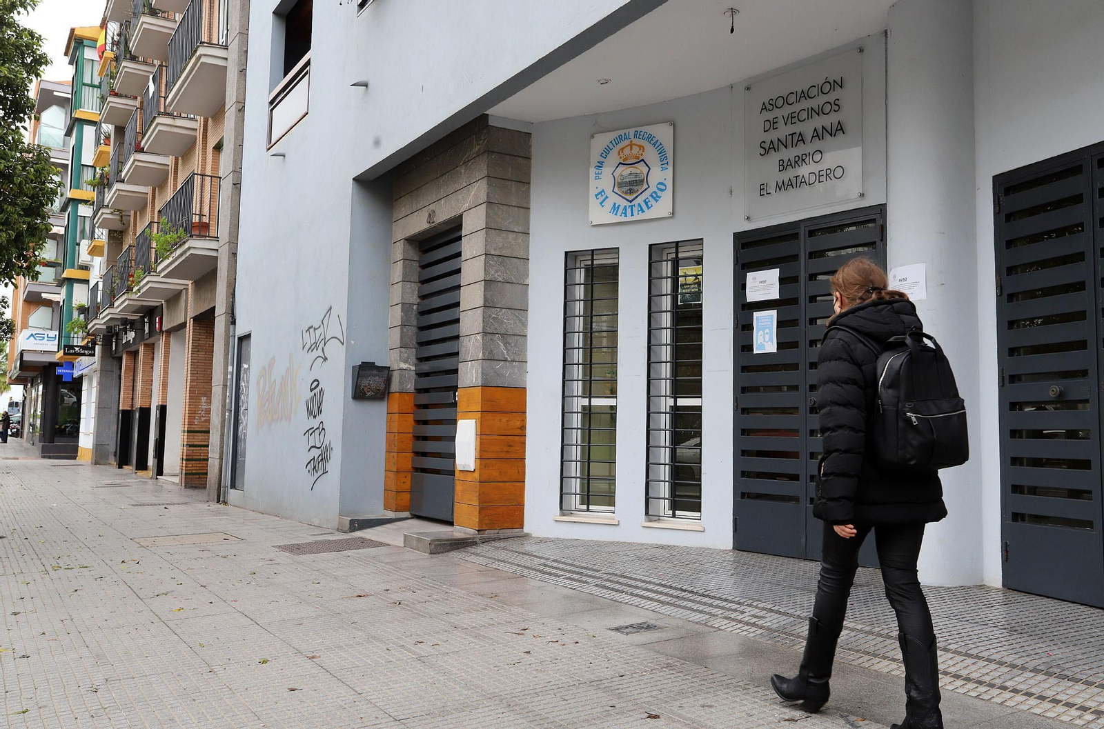 La sede de la Asociación de Vecinos de El Matadero y de la Federación Saltés.