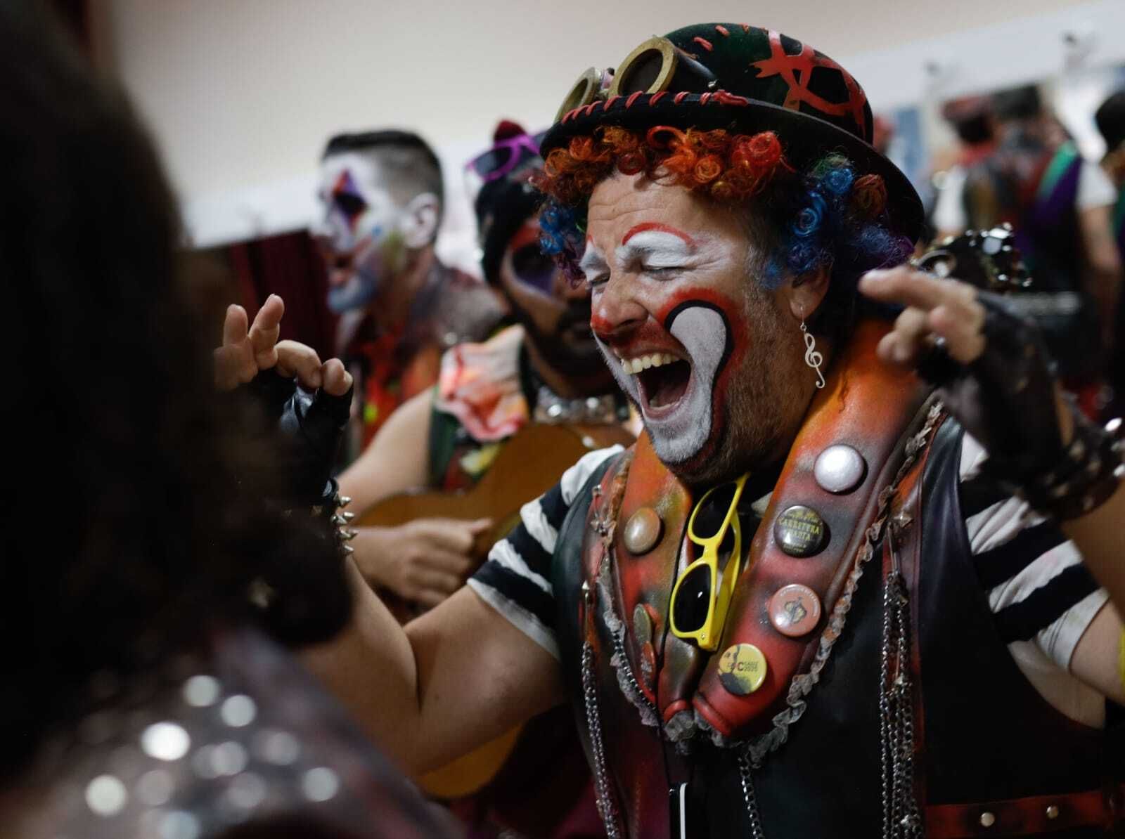 El ambiente en camerinos