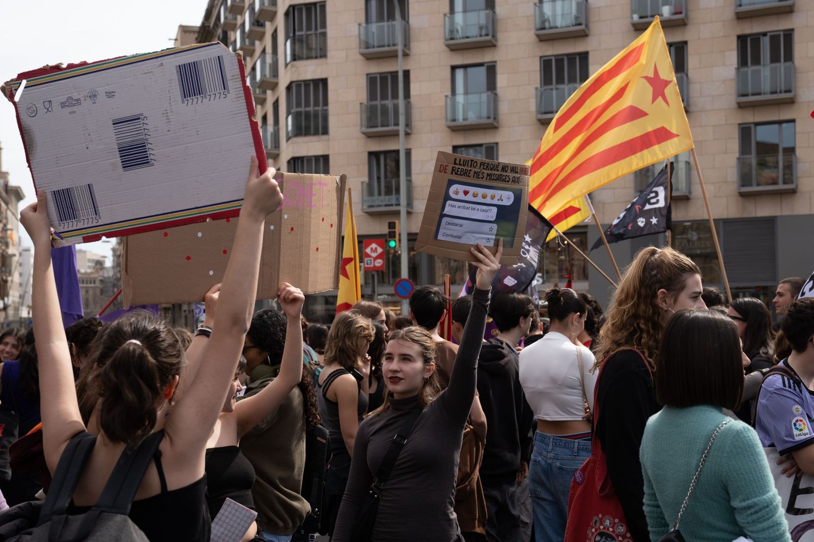 Manifestación este miércoles en Barcelona por el Día de la Mujer