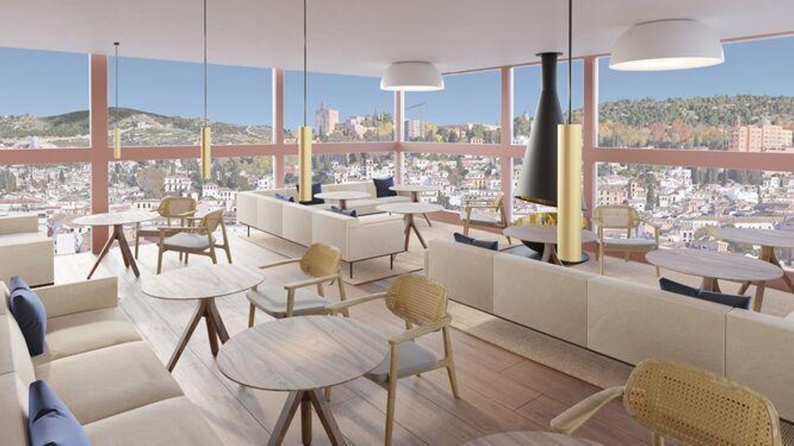 Vistas que tendrá en la planta superior cuando termine la reforma.