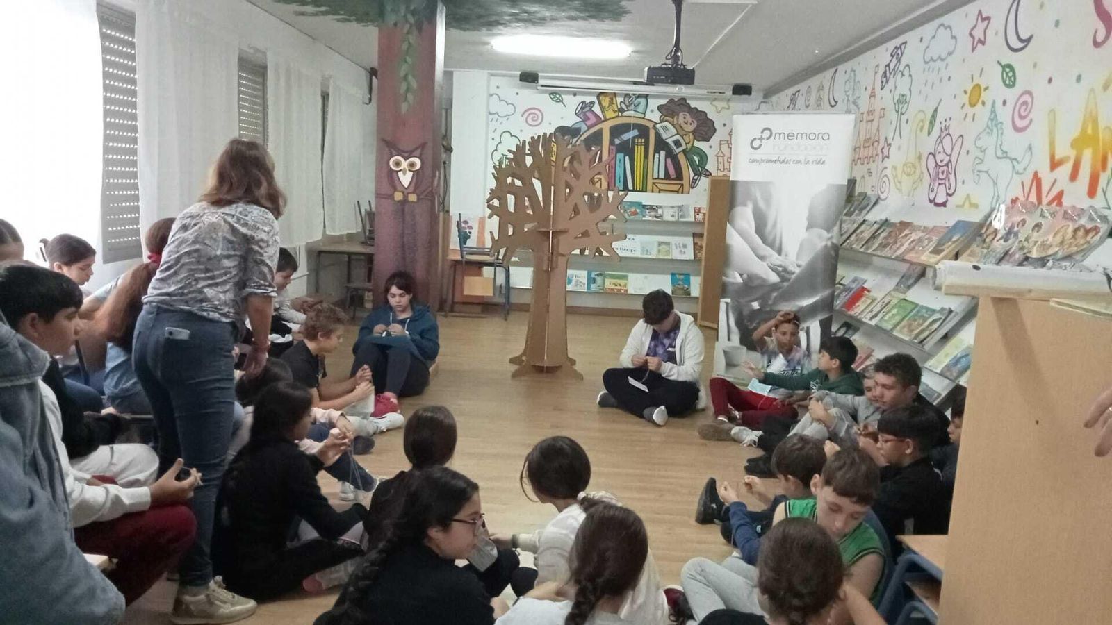 'Árbol del Recuerdo' en el CEIP Sagrada Familia.