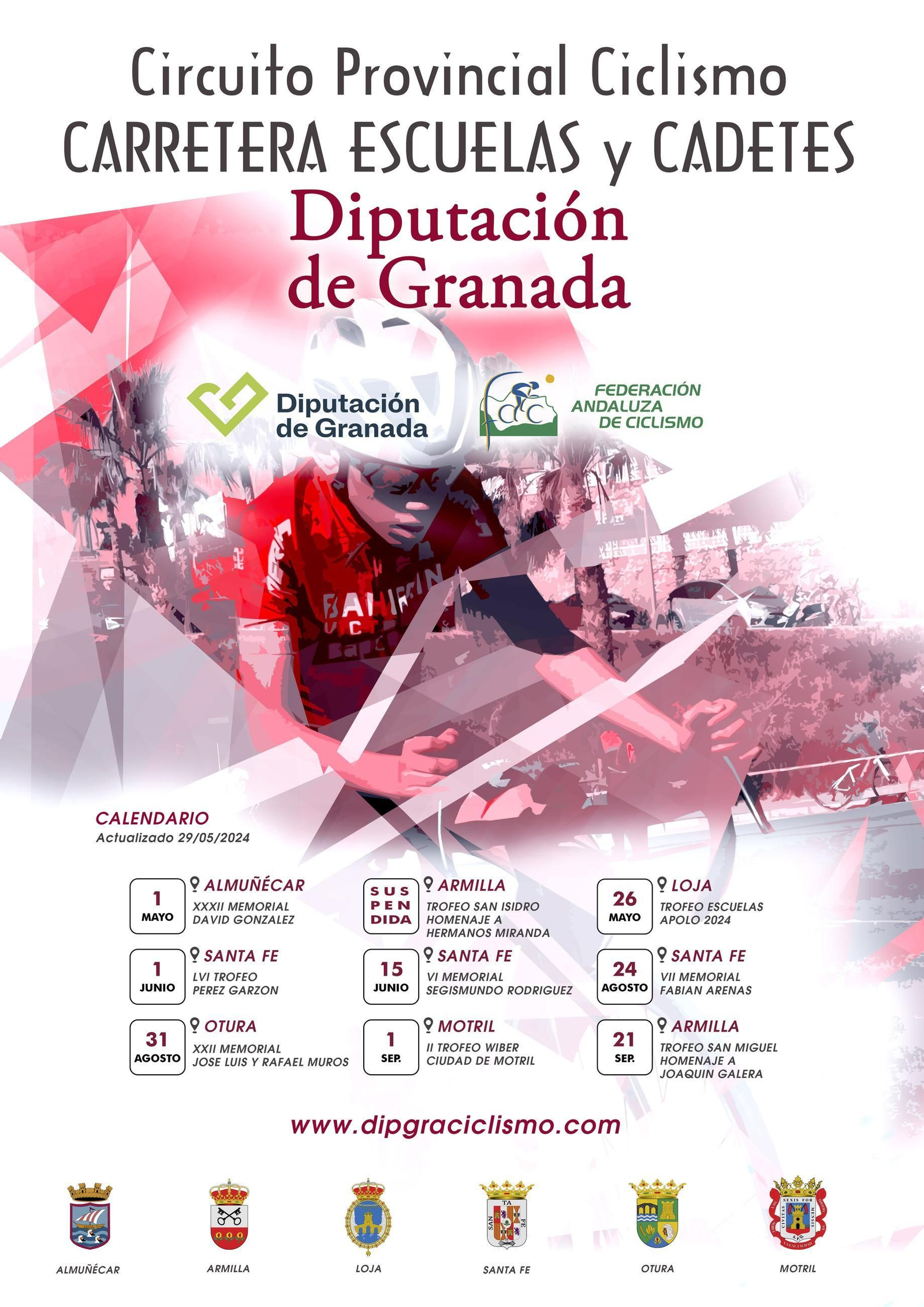 Cartel anunciador de la prueba