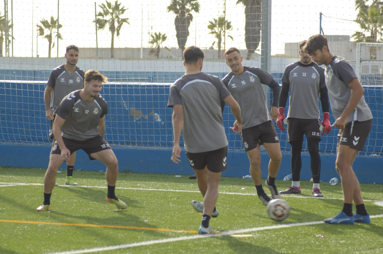 Las fotos del entrenamiento de la Balona previo al partido con el Sevilla C