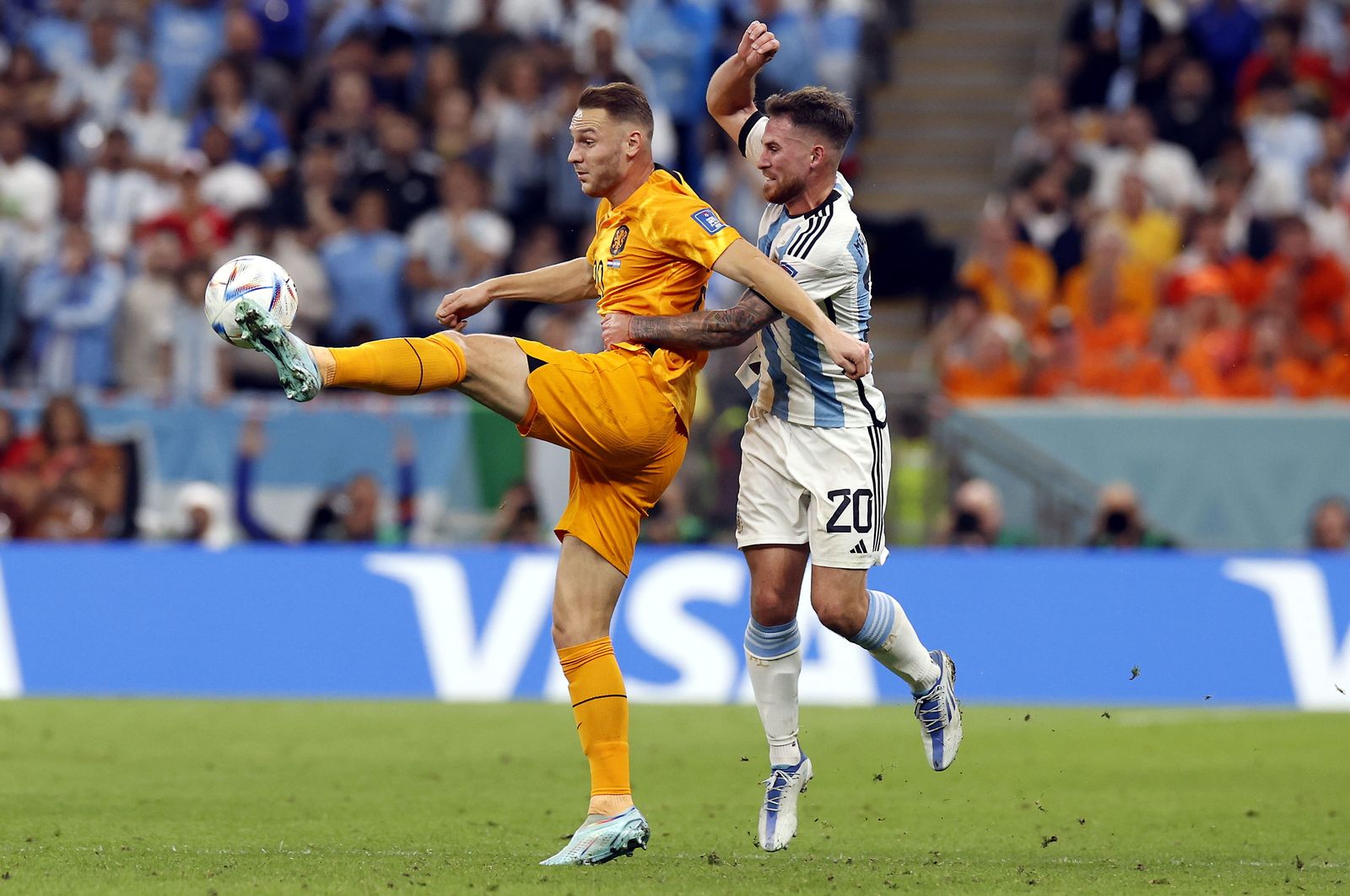 Las imágenes del Países Bajos - Argentina en los cuartos de final del Mundial de Qatar