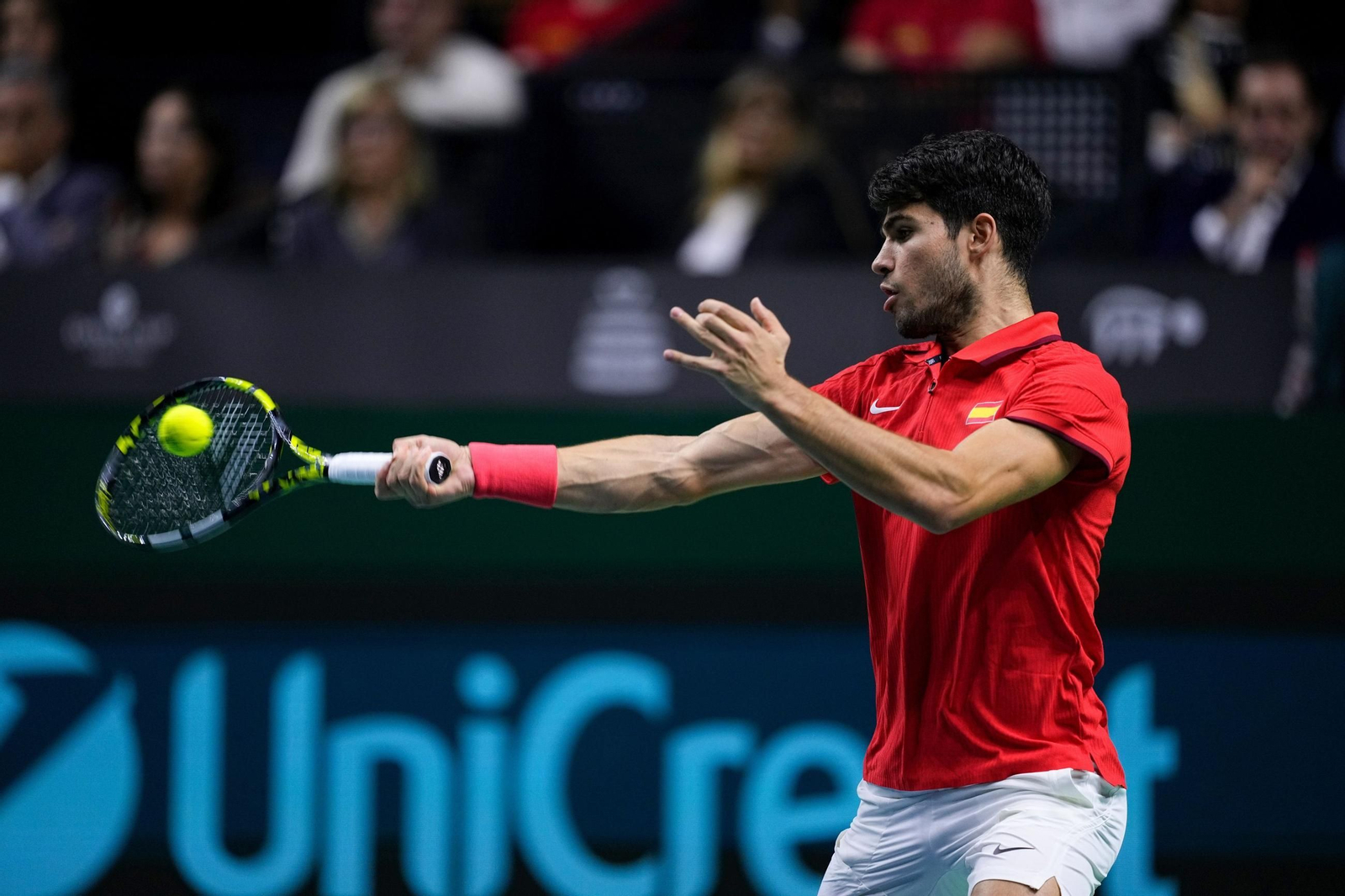 Las fotos de la derrota de España en el dobles ante Países Bajos