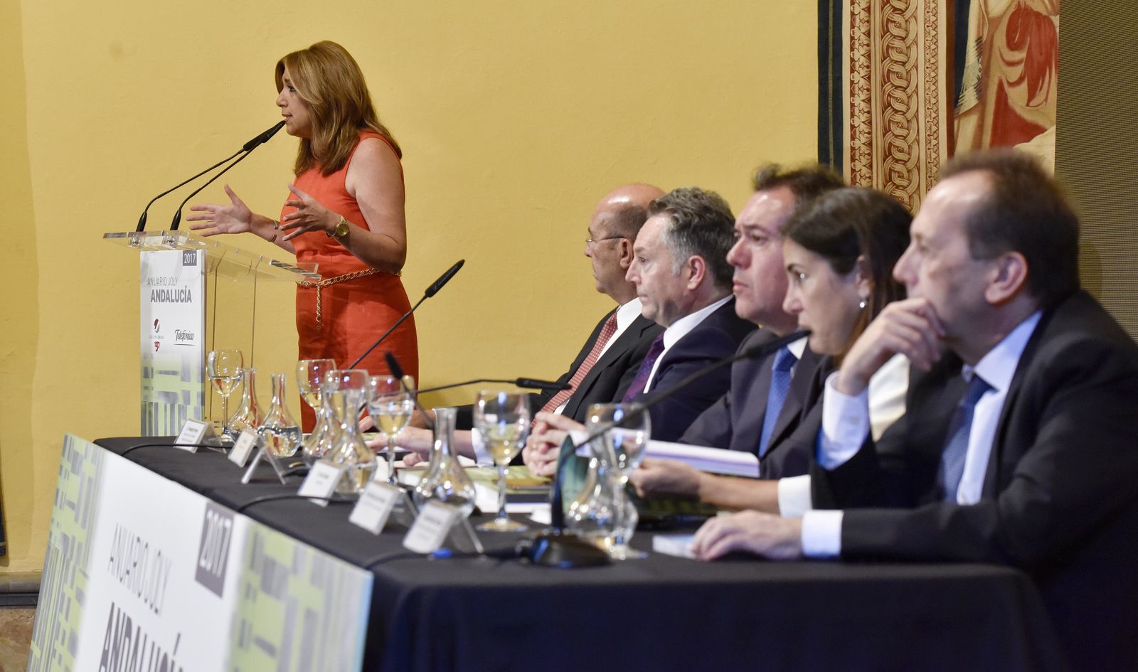 Susana Díaz, en un momento de su intervención.