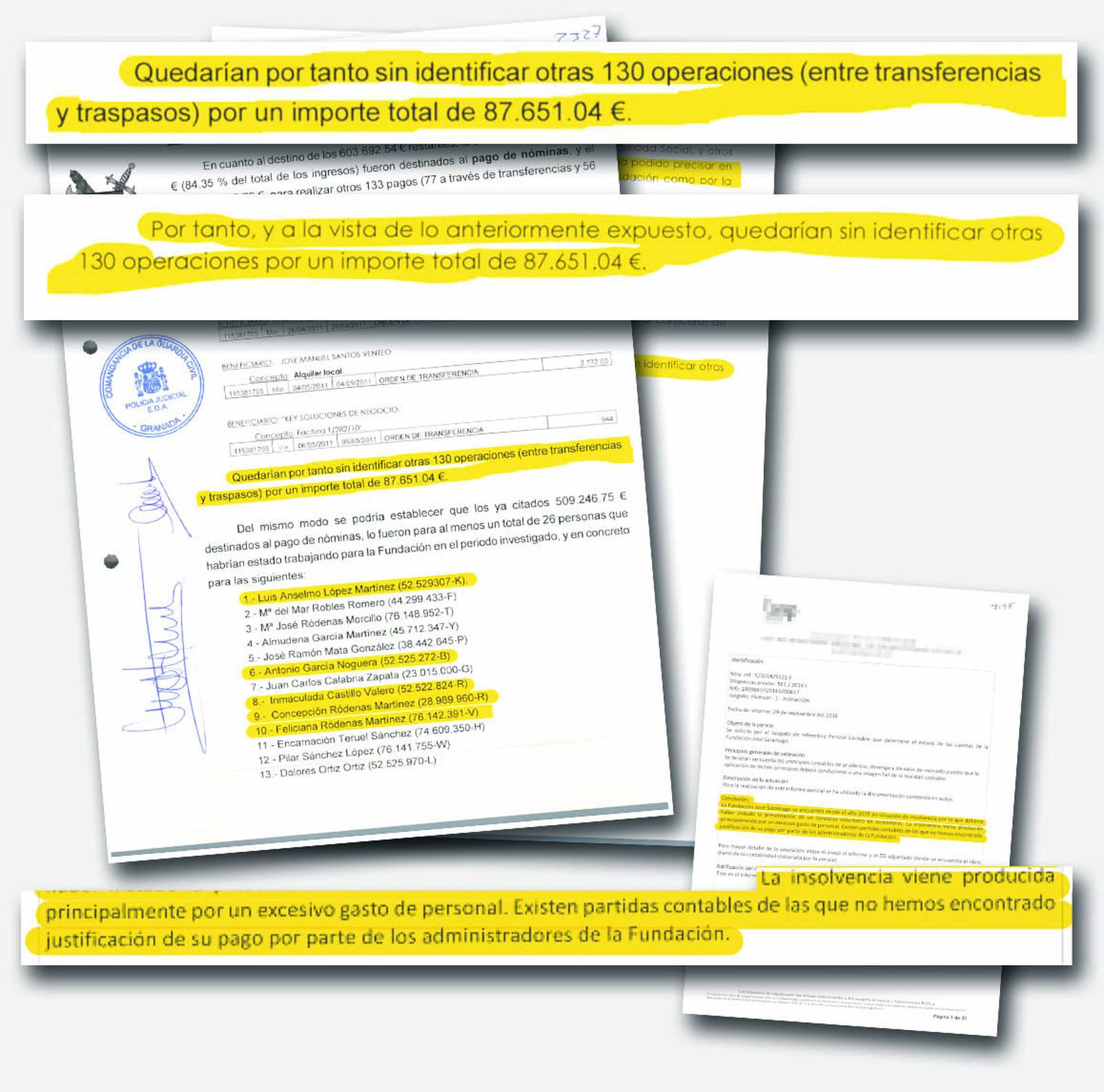 El premio Nobel de Literatura, José Saramago, y el exalcalde de Castril, José Juan López Ródenas.