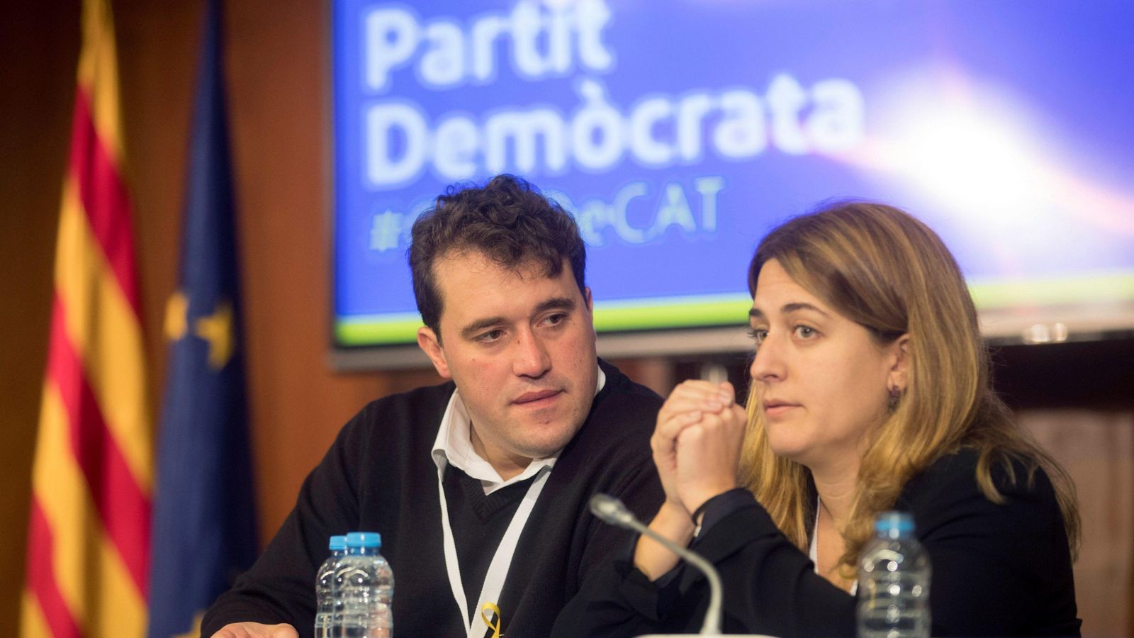 Marta Pascal, durante la reunión del Consejo Nacional del PDeCat.