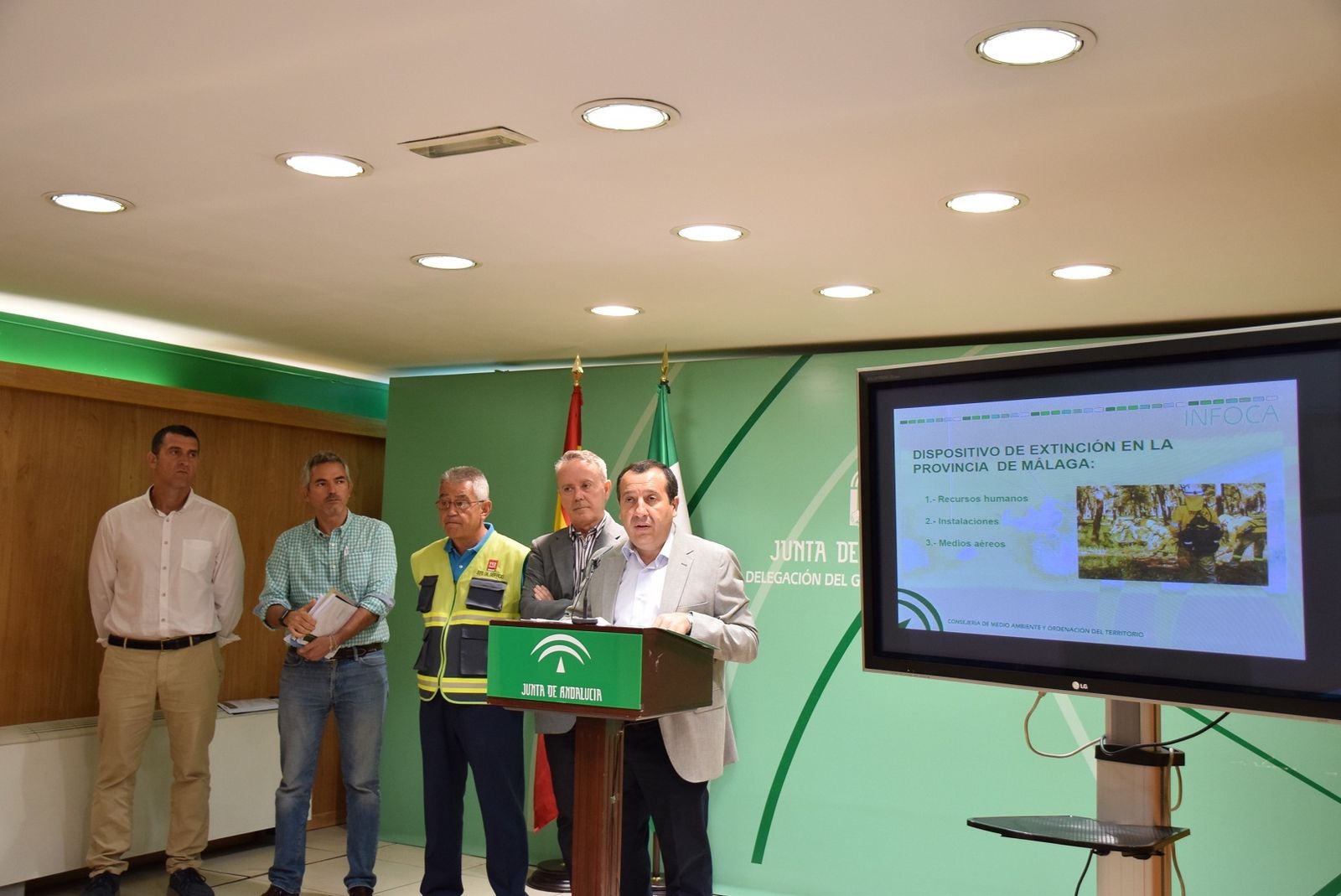 Rueda de prensa sobre el Plan Infoca.